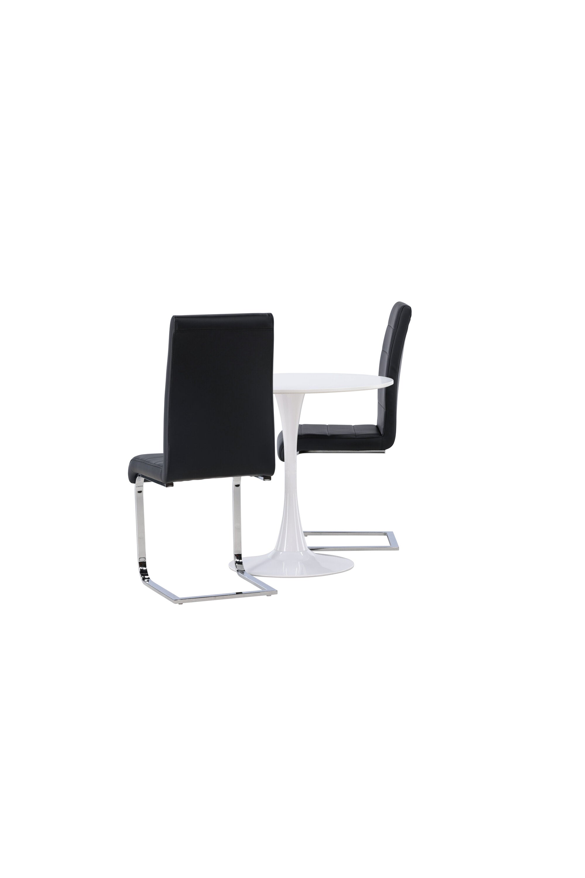 Hamden Esszimmerset + Tempo ⌀80cm/2St. in Schwarzgrau präsentiert im Onlineshop von KAQTU Design AG. Esszimmerset ist von Venture Home