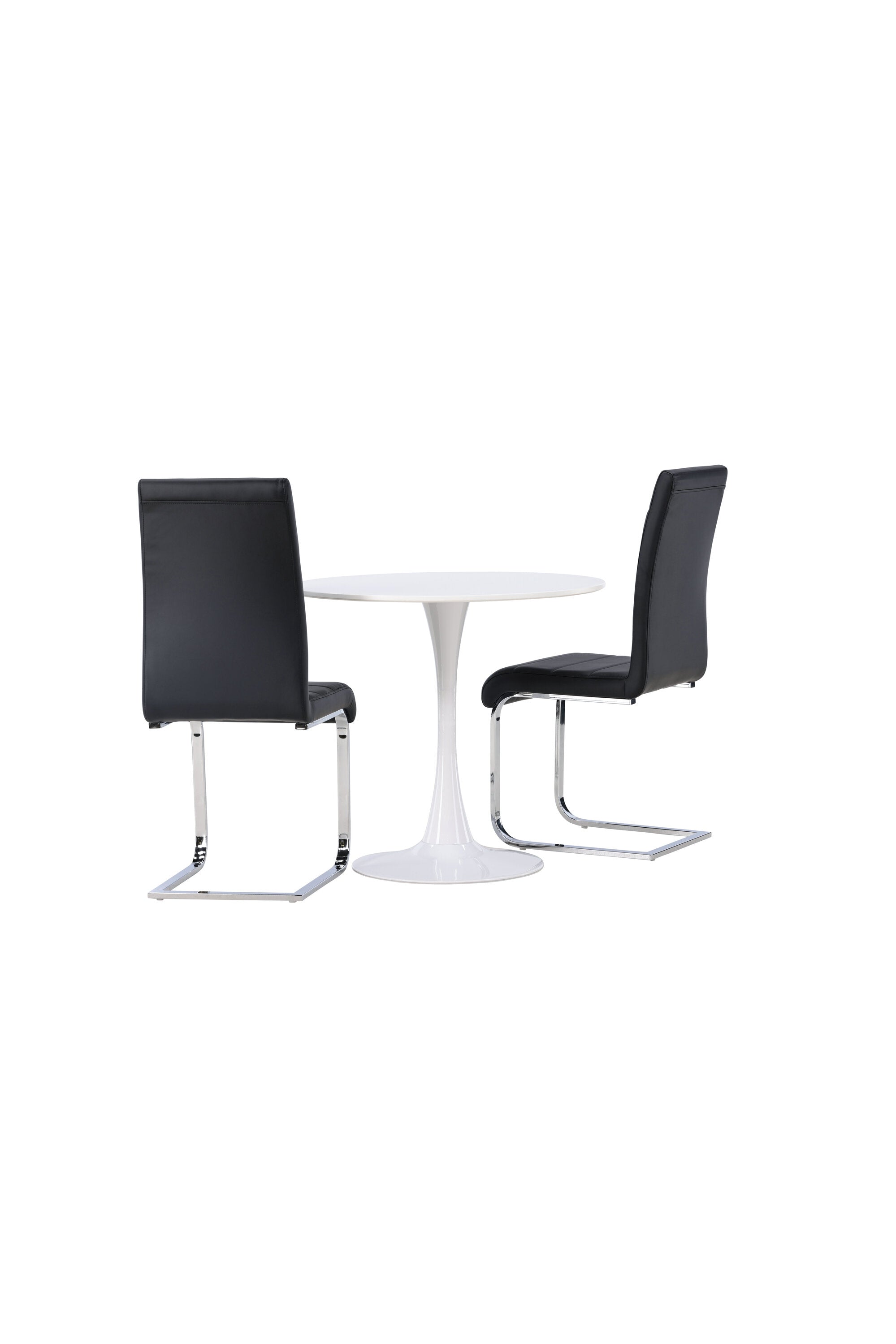 Hamden Esszimmerset + Tempo ⌀80cm/2St. in Schwarzgrau präsentiert im Onlineshop von KAQTU Design AG. Esszimmerset ist von Venture Home
