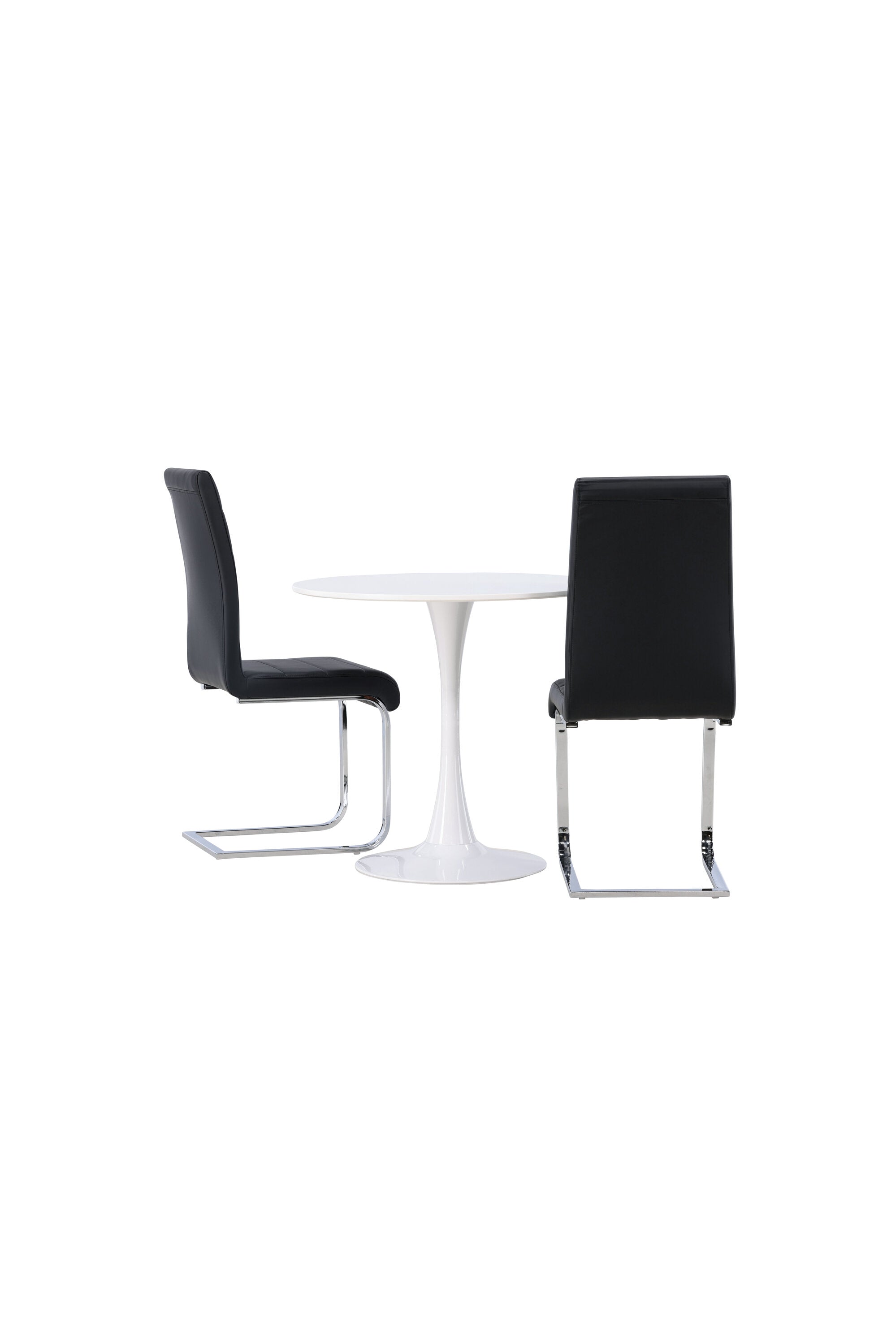 Hamden Esszimmerset + Tempo ⌀80cm/2St. in Schwarzgrau präsentiert im Onlineshop von KAQTU Design AG. Esszimmerset ist von Venture Home