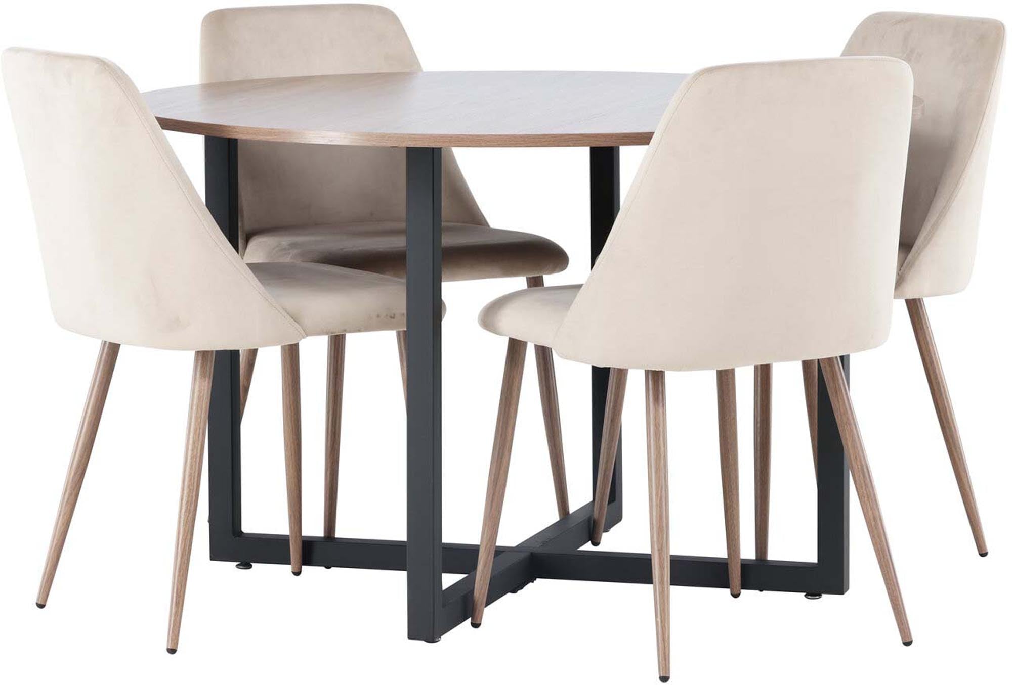 Modernes Esszimmerset für gesellige Runden und stilvolles Ambiente.