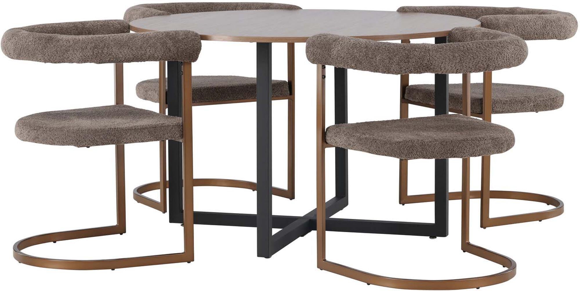 Stilvolles Esszimmerset für 4: Durango + Morning von Venture Home.