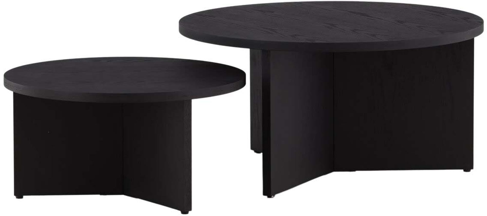 Entdecken Sie den Saltö Coffee Tisch von Venture Home: Elegantes Design, zwei praktische Tische, langlebiges MDF, ideal für jeden Wohnraum.