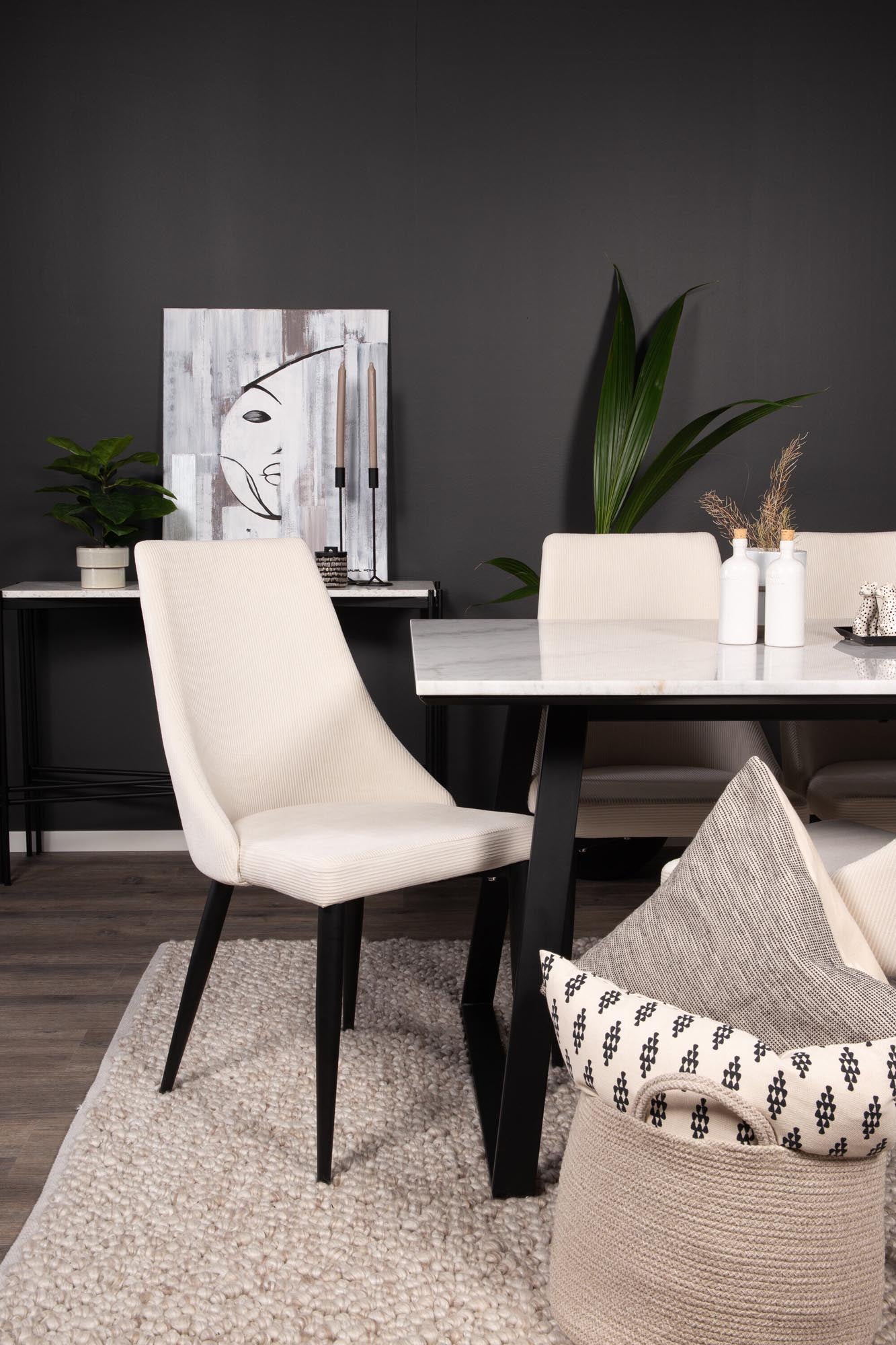 Modernes Esszimmer Set Estelle mit Stuhl Leone von Venture Home.