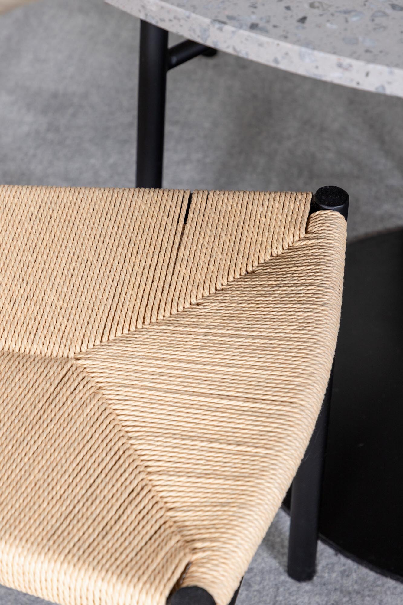 Elegantes Esszimmer Set Razzia mit ergonomischem Stuhl Polly.