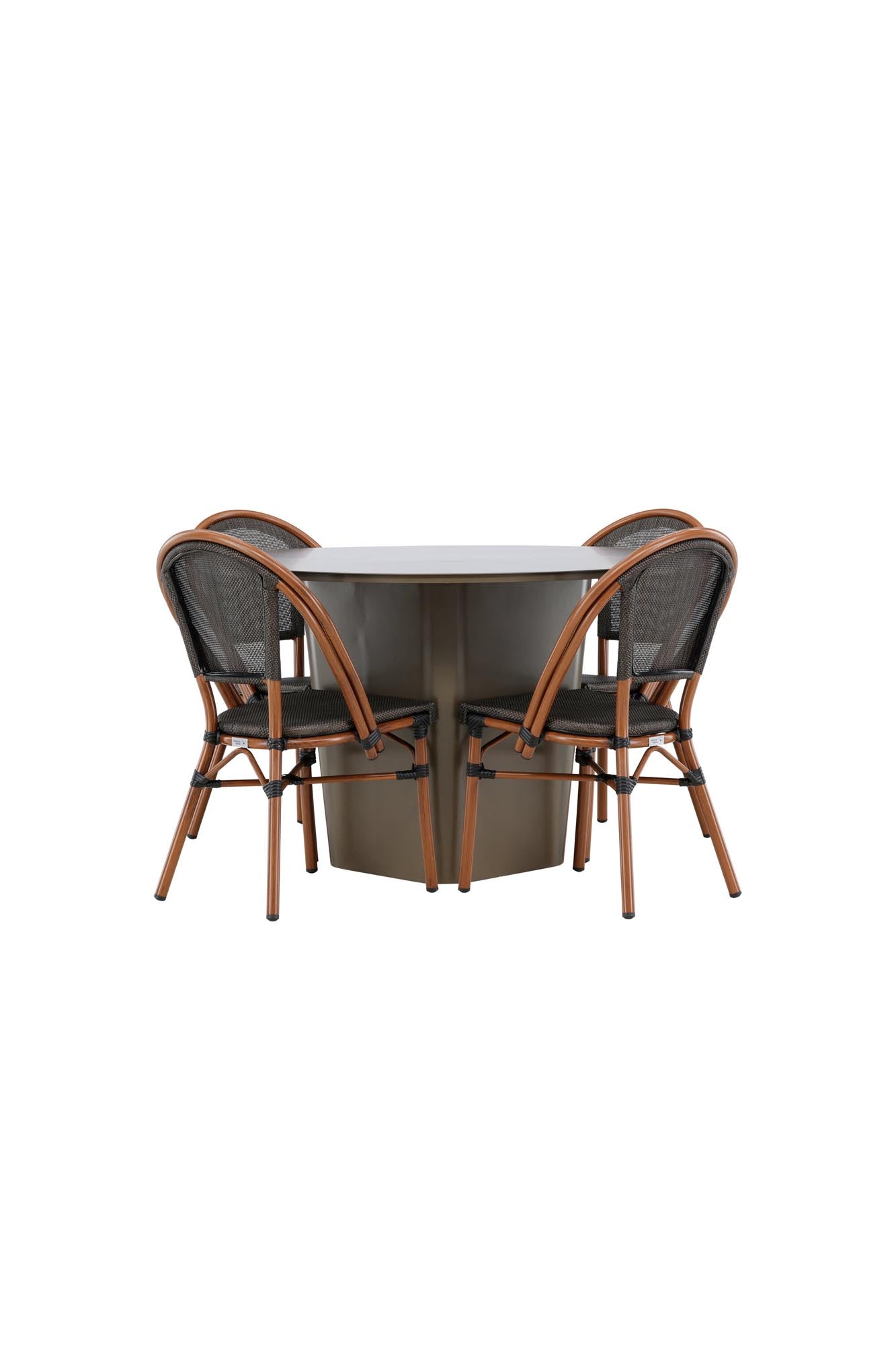 Modernes Santa Fe Gartentisch Set Guarda von Venture Home, ideal für stilvolle Gärten, langlebig und ansprechend gestaltet.