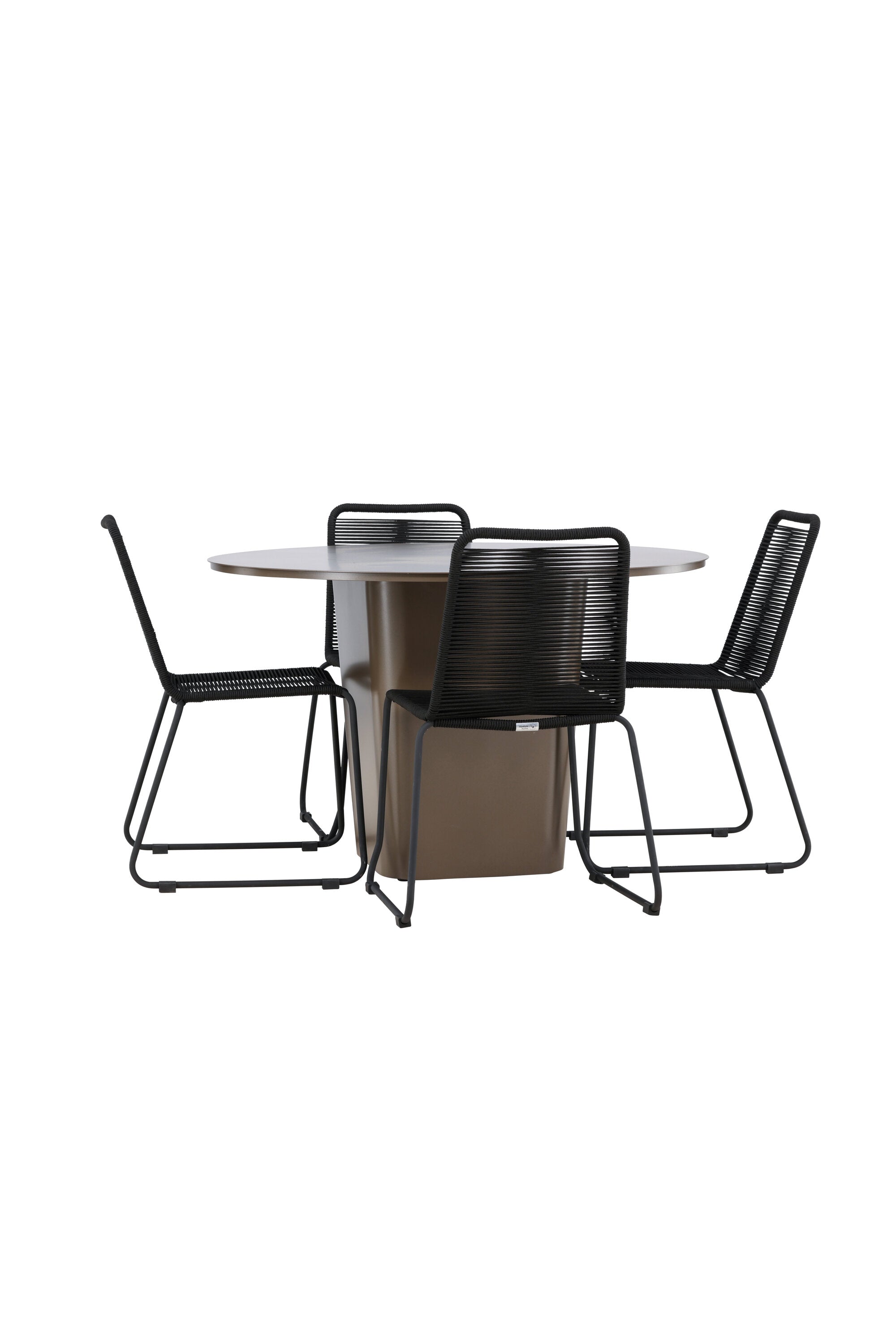 Das Santa Fe Gartentisch Set Lindos von Venture Home kombiniert stilvolles Design mit praktischer Stapelbarkeit für Ihren Garten.