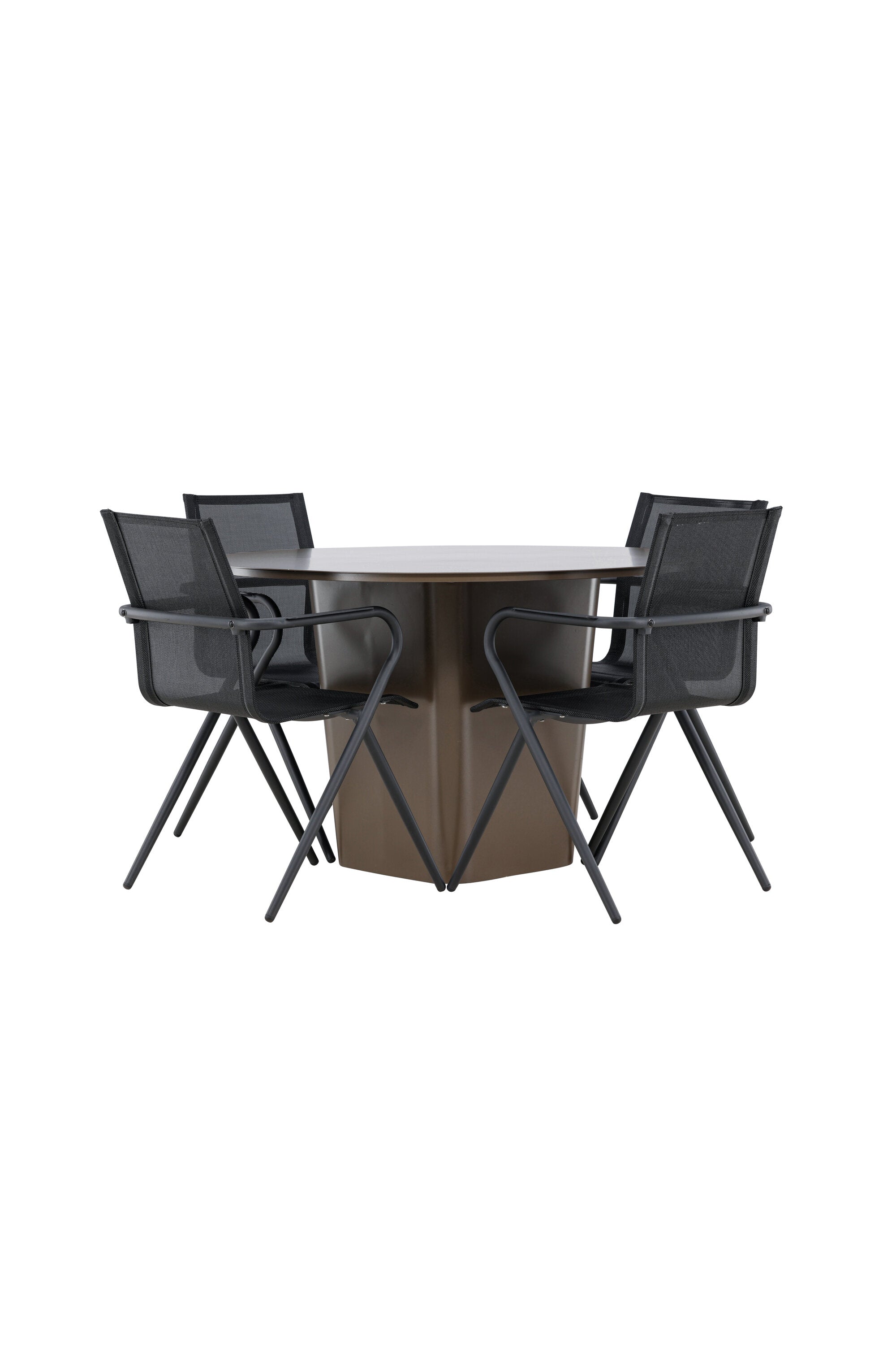 Stilvolles Santa Fe Gartentisch Set Alina von Venture Home, perfekt für moderne Aussenbereiche, langlebig und elegant gestaltet.