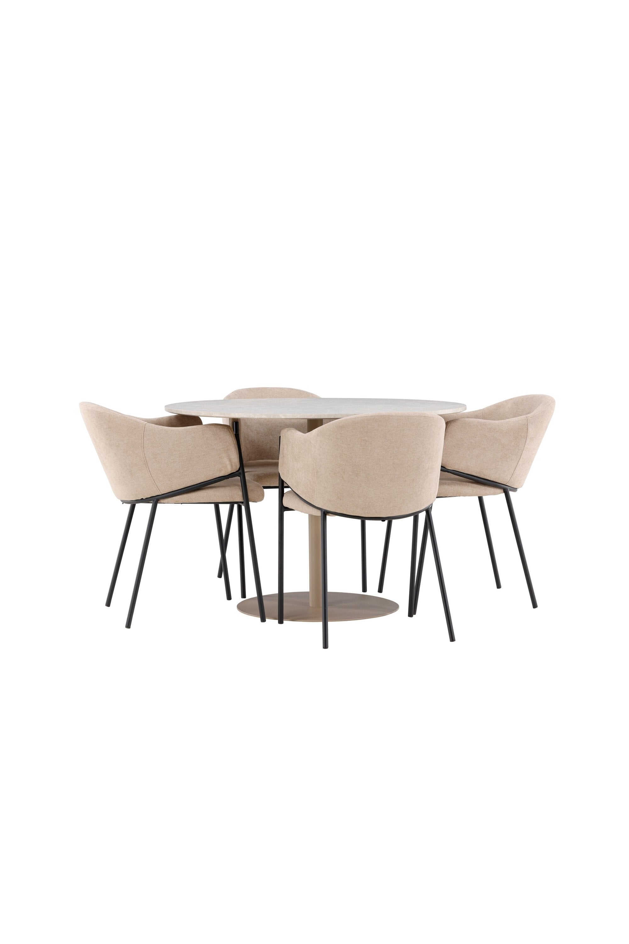 Lycke Esstisch mit Stühlen von Evelina in präsentiert im Onlineshop von KAQTU Design AG. Bartischset ist von Venture Home