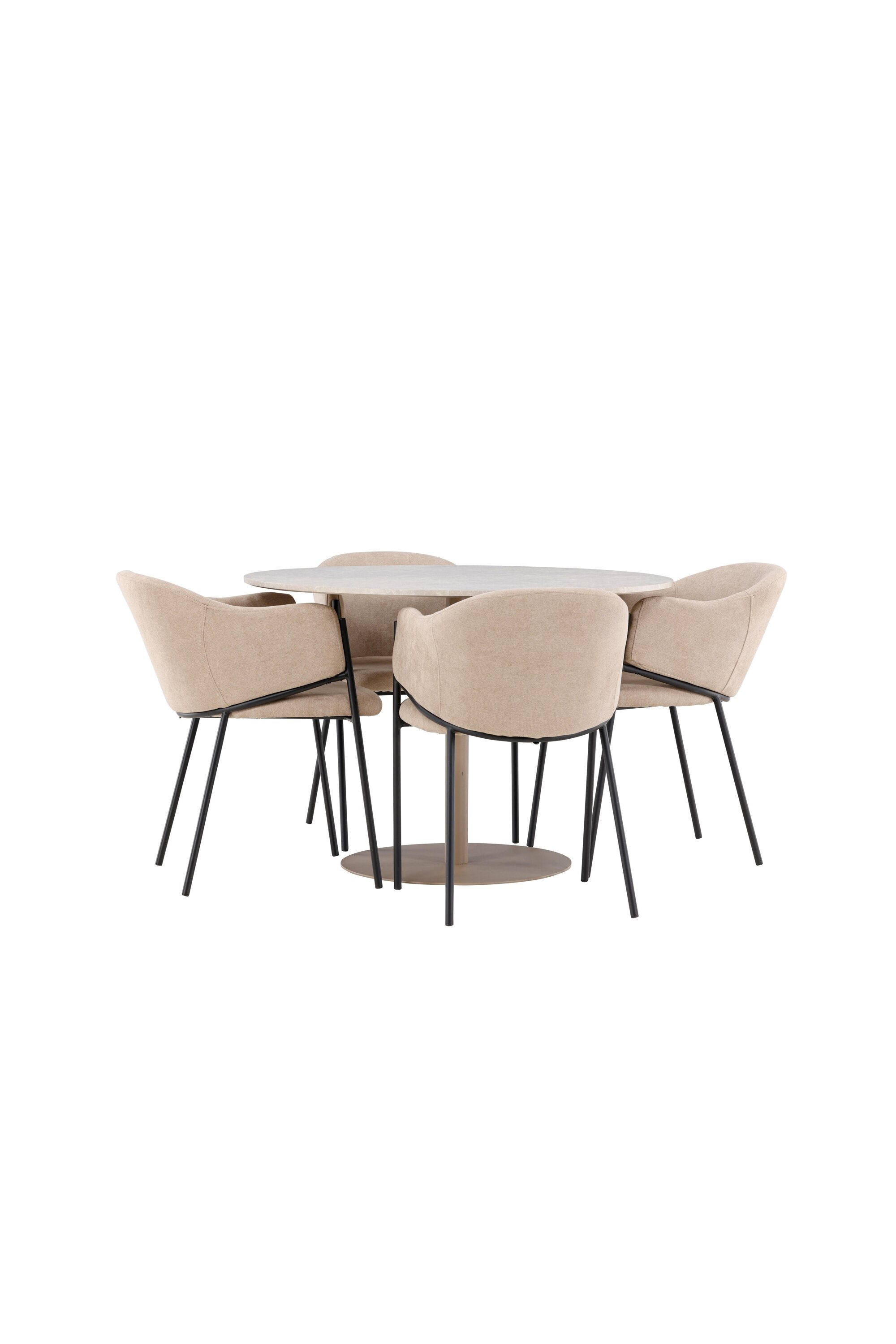 Lycke Esstisch mit Stühlen von Evelina in präsentiert im Onlineshop von KAQTU Design AG. Bartischset ist von Venture Home