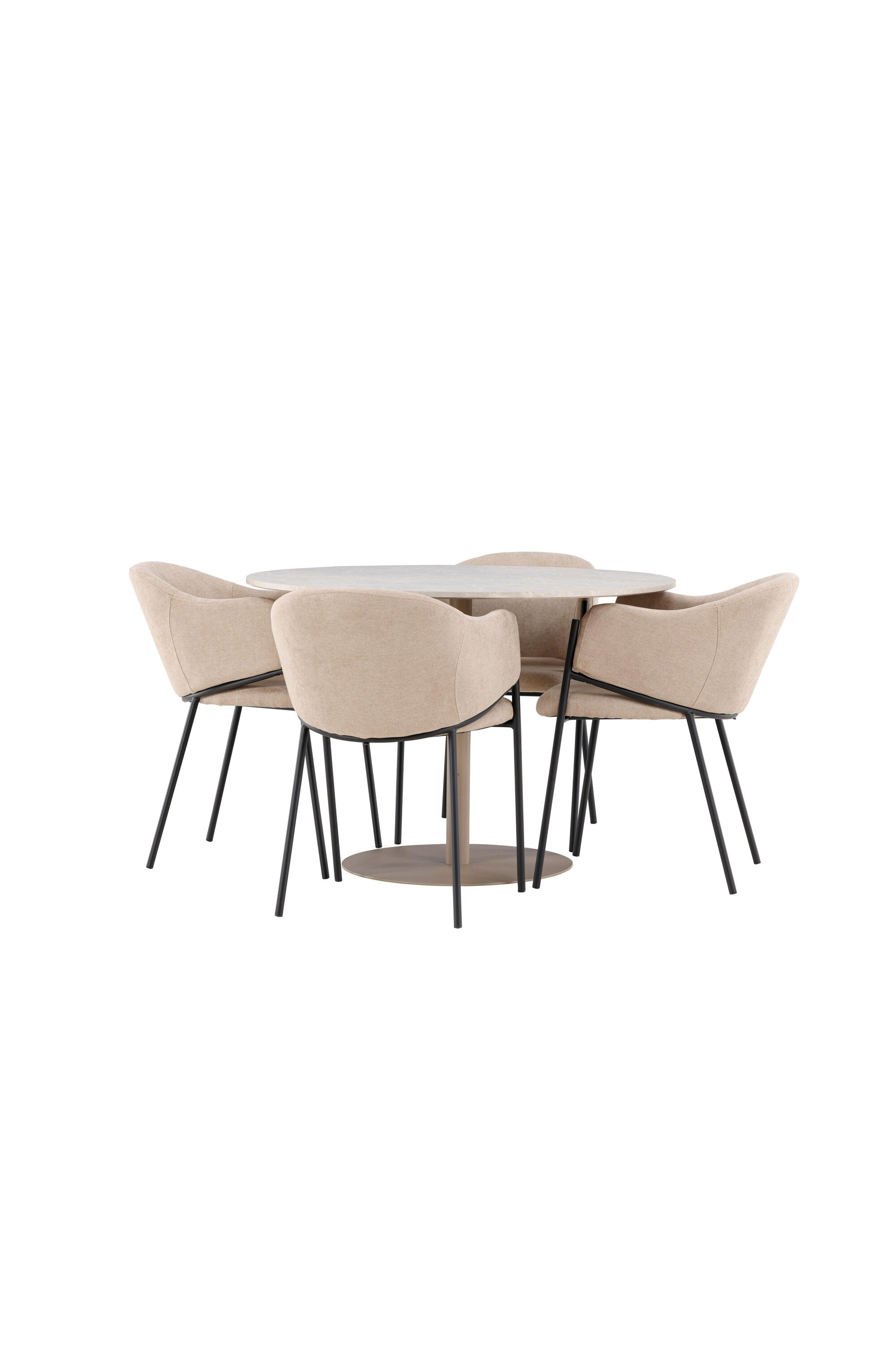 Lycke Esstisch mit Stühlen von Evelina in präsentiert im Onlineshop von KAQTU Design AG. Bartischset ist von Venture Home