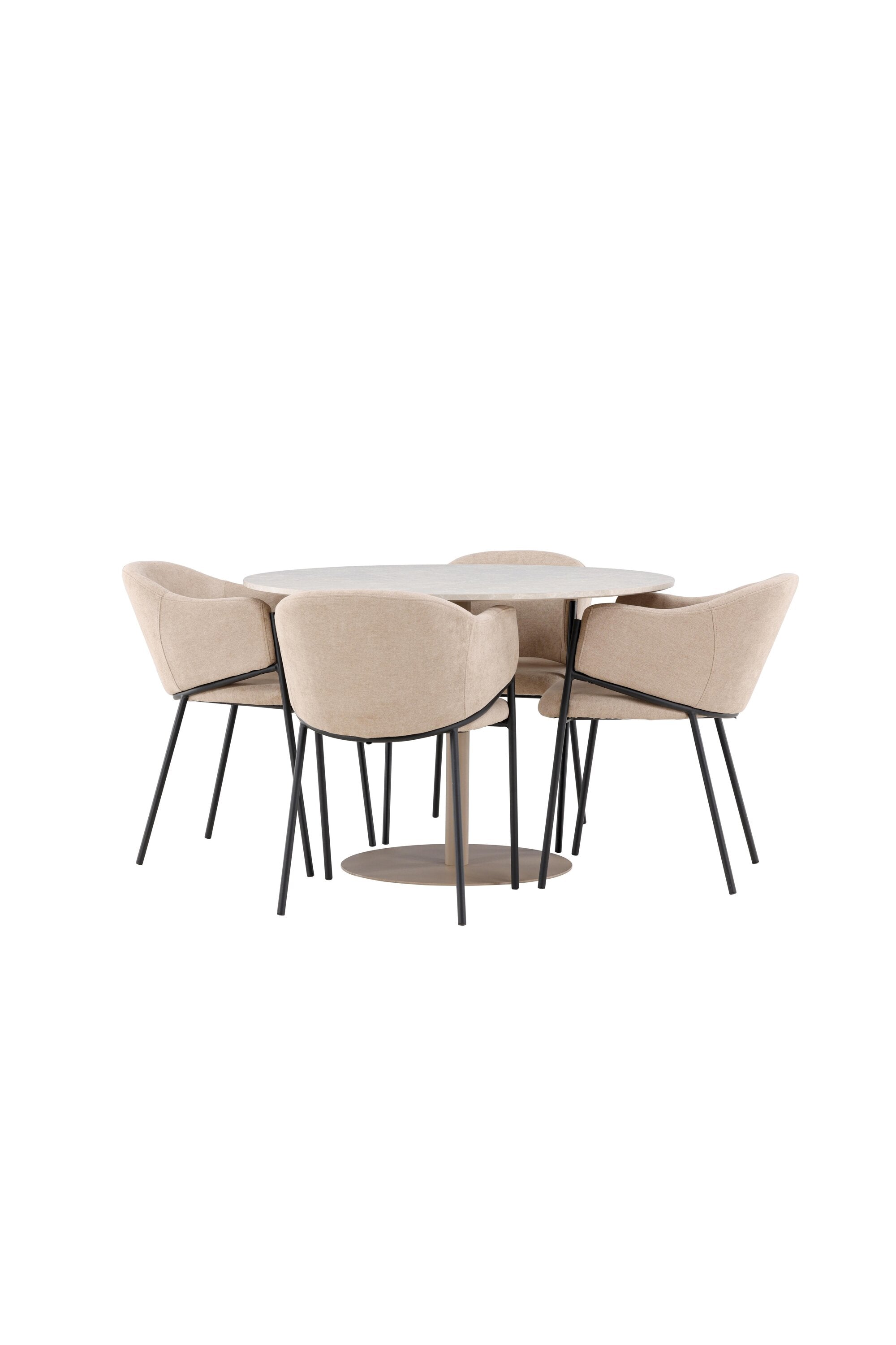 Lycke Esstisch mit Stühlen von Evelina in präsentiert im Onlineshop von KAQTU Design AG. Bartischset ist von Venture Home