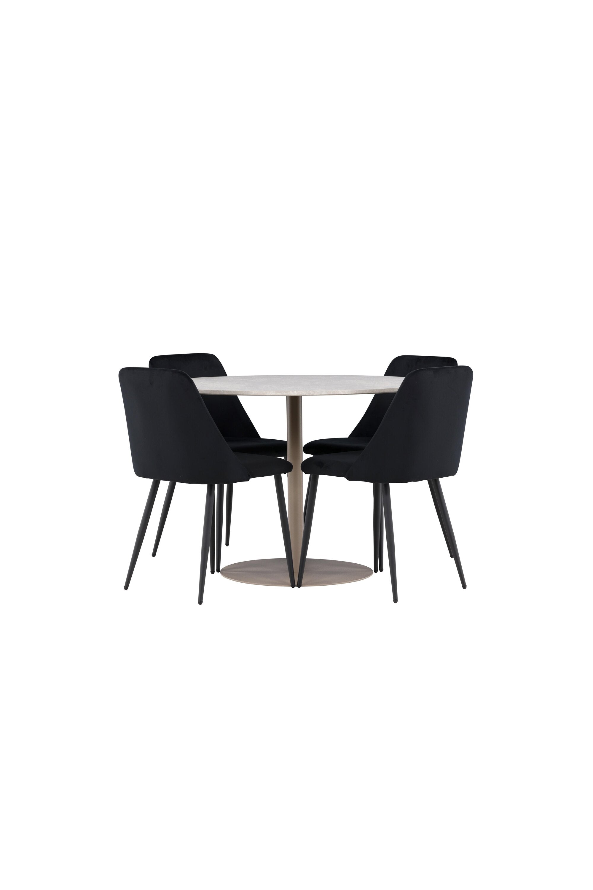 Lycke Esstisch mit Night Stühlen in präsentiert im Onlineshop von KAQTU Design AG. Bartischset ist von Venture Home
