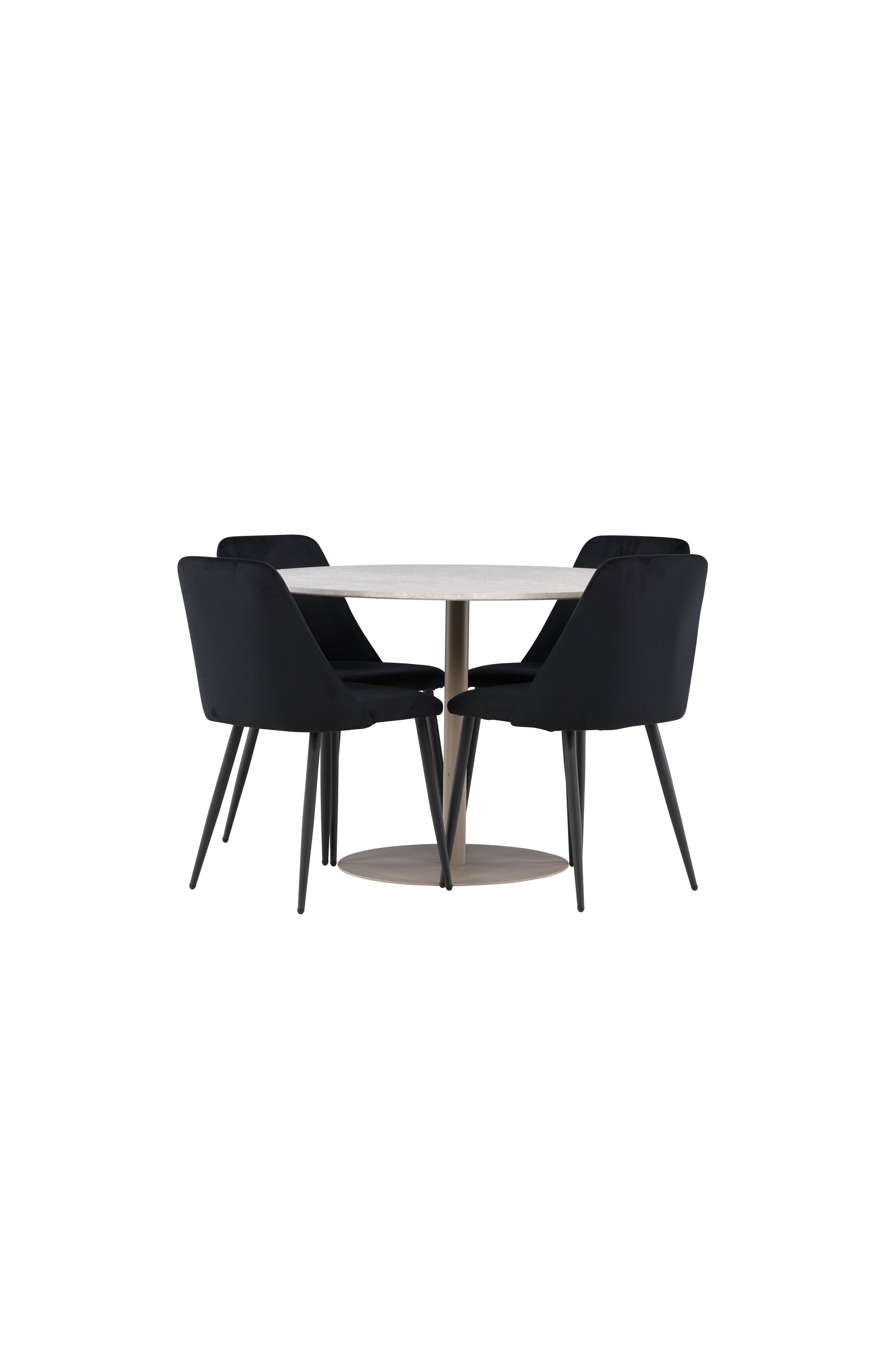 Lycke Esstisch mit Night Stühlen in präsentiert im Onlineshop von KAQTU Design AG. Bartischset ist von Venture Home