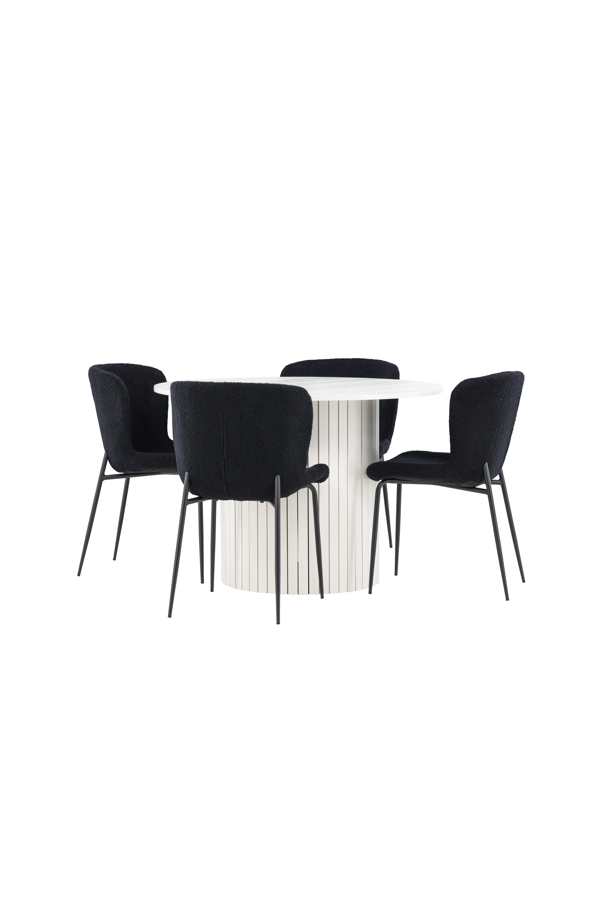 Härön Esstisch mit Modesto Stühlen in präsentiert im Onlineshop von KAQTU Design AG. Bartischset ist von Venture Home
