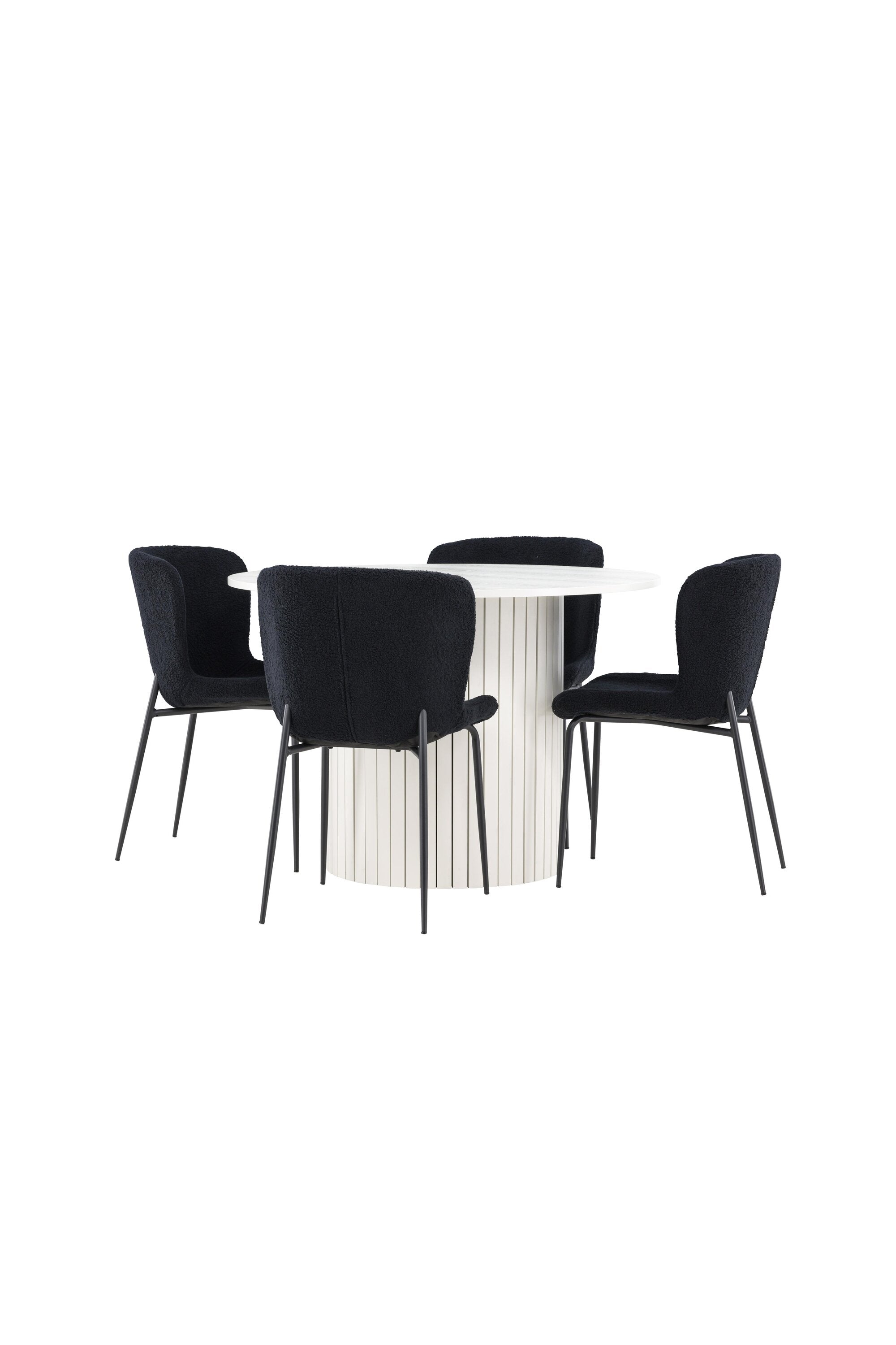 Härön Esstisch mit Modesto Stühlen in präsentiert im Onlineshop von KAQTU Design AG. Bartischset ist von Venture Home