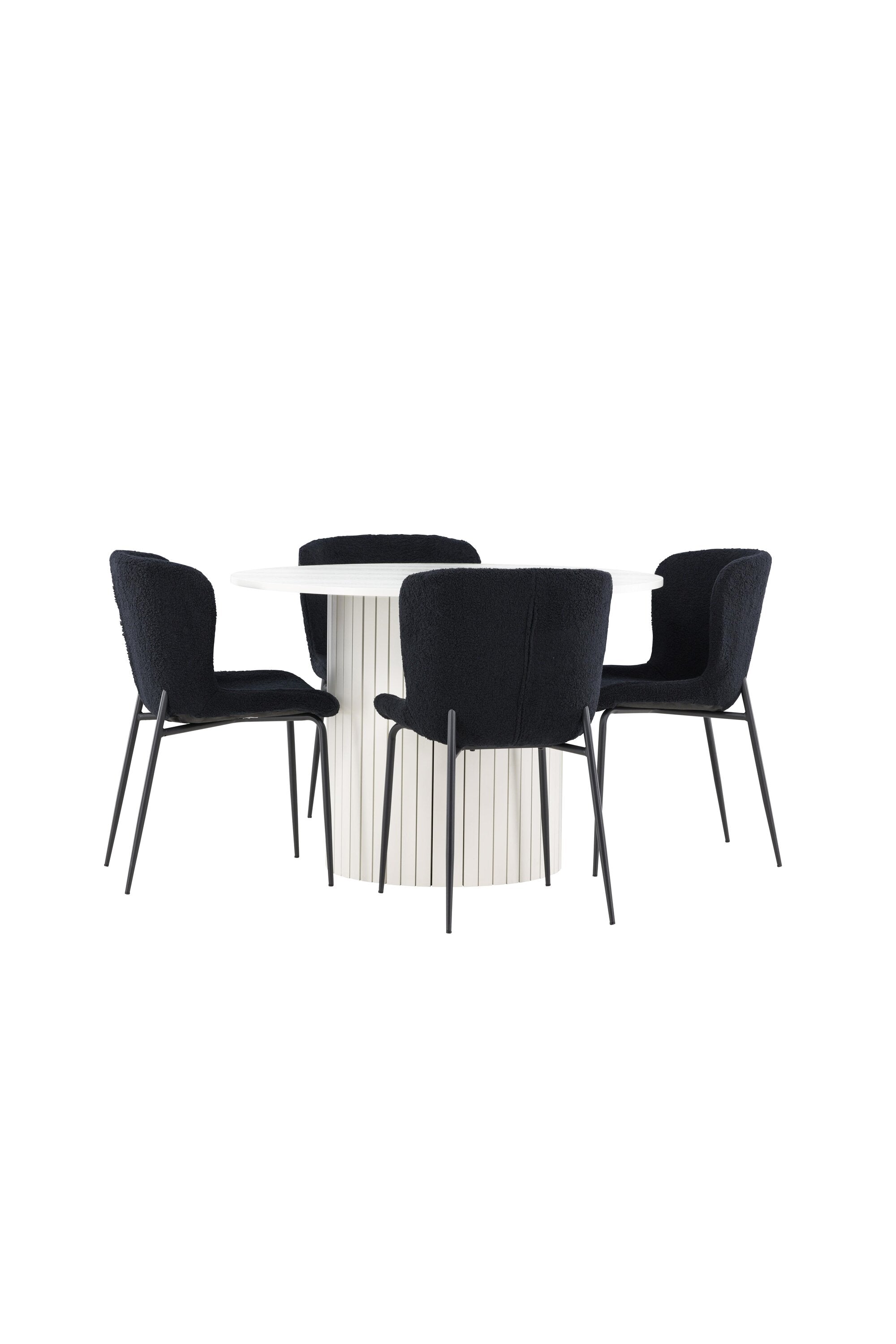 Härön Esstisch mit Modesto Stühlen in präsentiert im Onlineshop von KAQTU Design AG. Bartischset ist von Venture Home