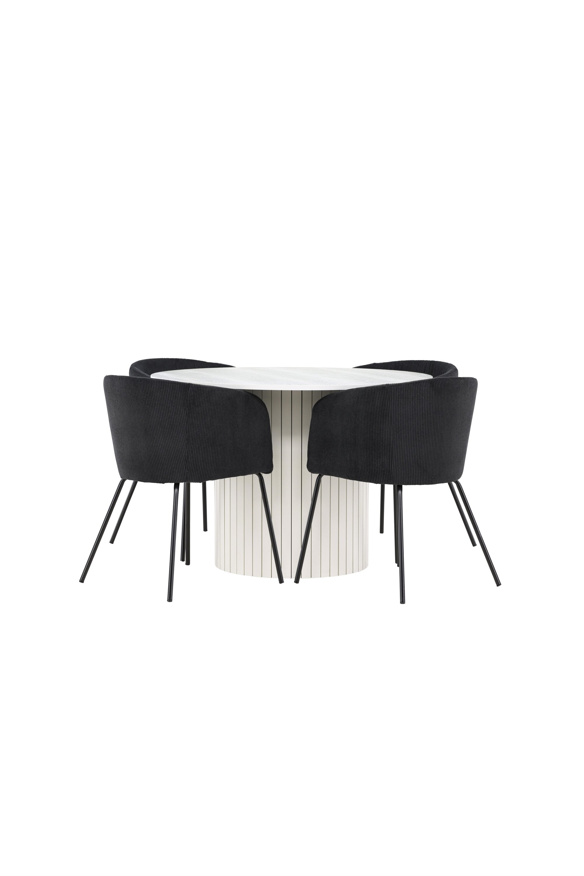 Härön Esstisch mit Berit Stühlen in präsentiert im Onlineshop von KAQTU Design AG. Bartischset ist von Venture Home