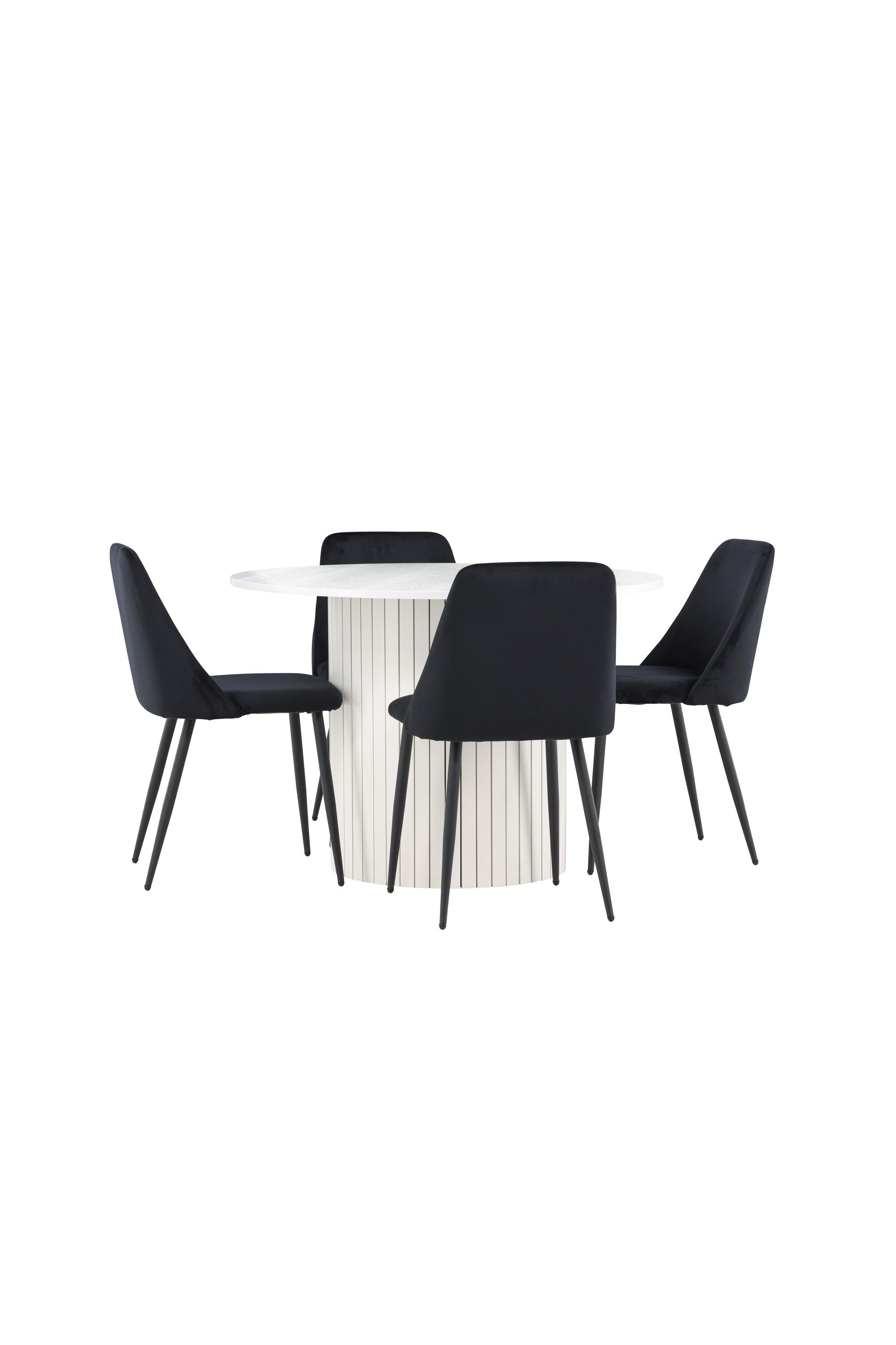 Härön Esstisch mit Night Stühlen in präsentiert im Onlineshop von KAQTU Design AG. Bartischset ist von Venture Home