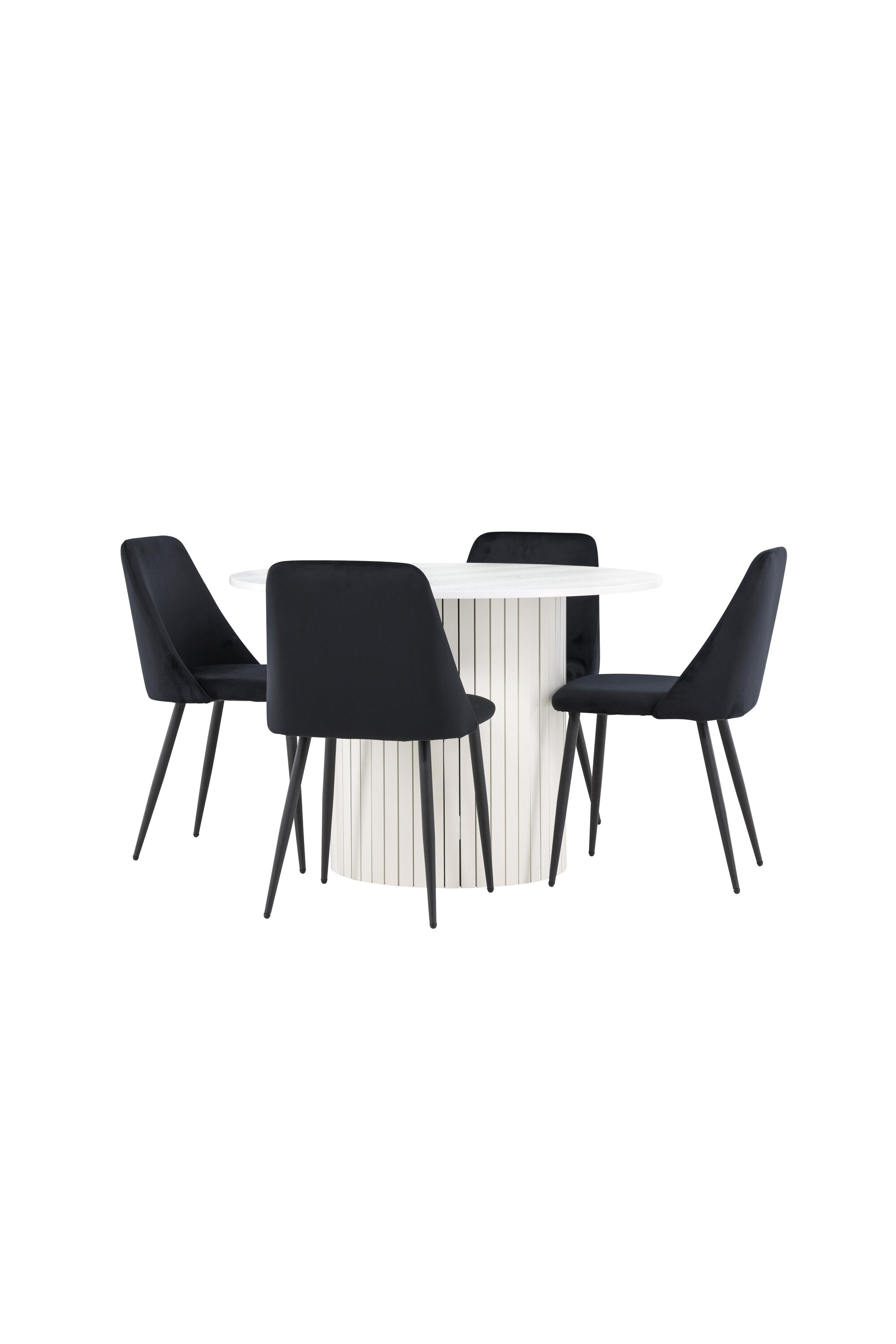 Härön Esstisch mit Night Stühlen in präsentiert im Onlineshop von KAQTU Design AG. Bartischset ist von Venture Home