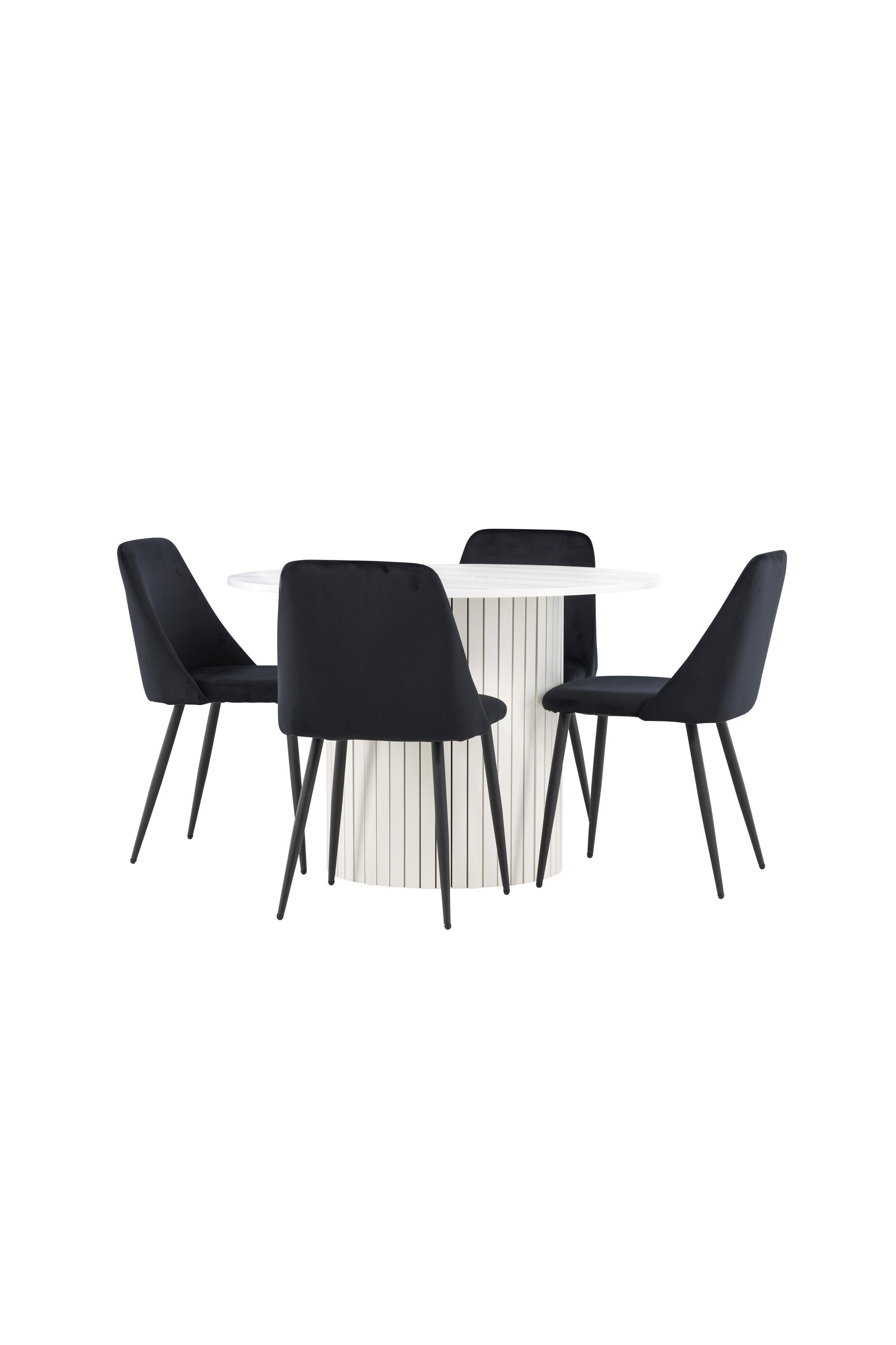 Härön Esstisch mit Night Stühlen in präsentiert im Onlineshop von KAQTU Design AG. Bartischset ist von Venture Home