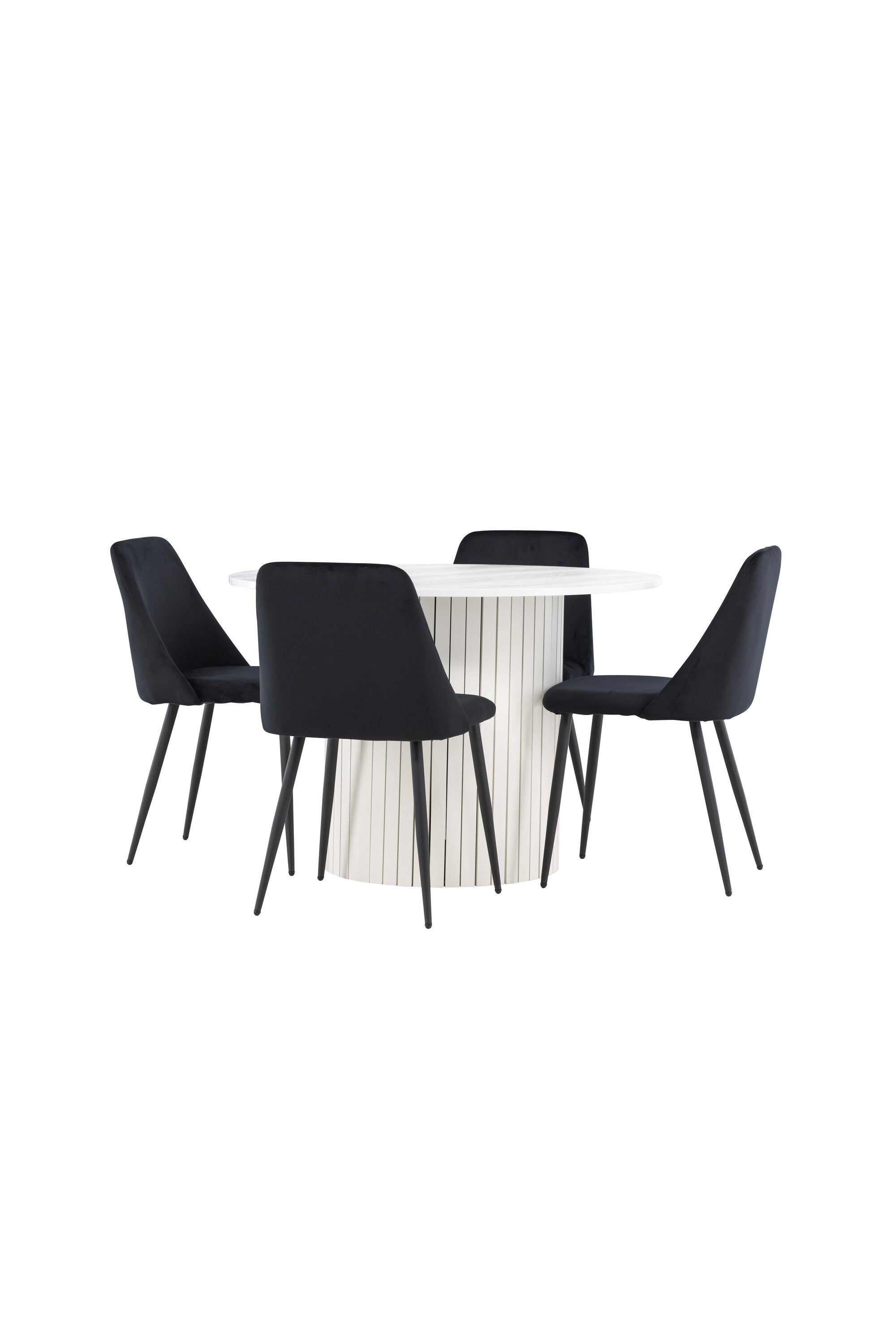 Härön Esstisch mit Night Stühlen in präsentiert im Onlineshop von KAQTU Design AG. Bartischset ist von Venture Home