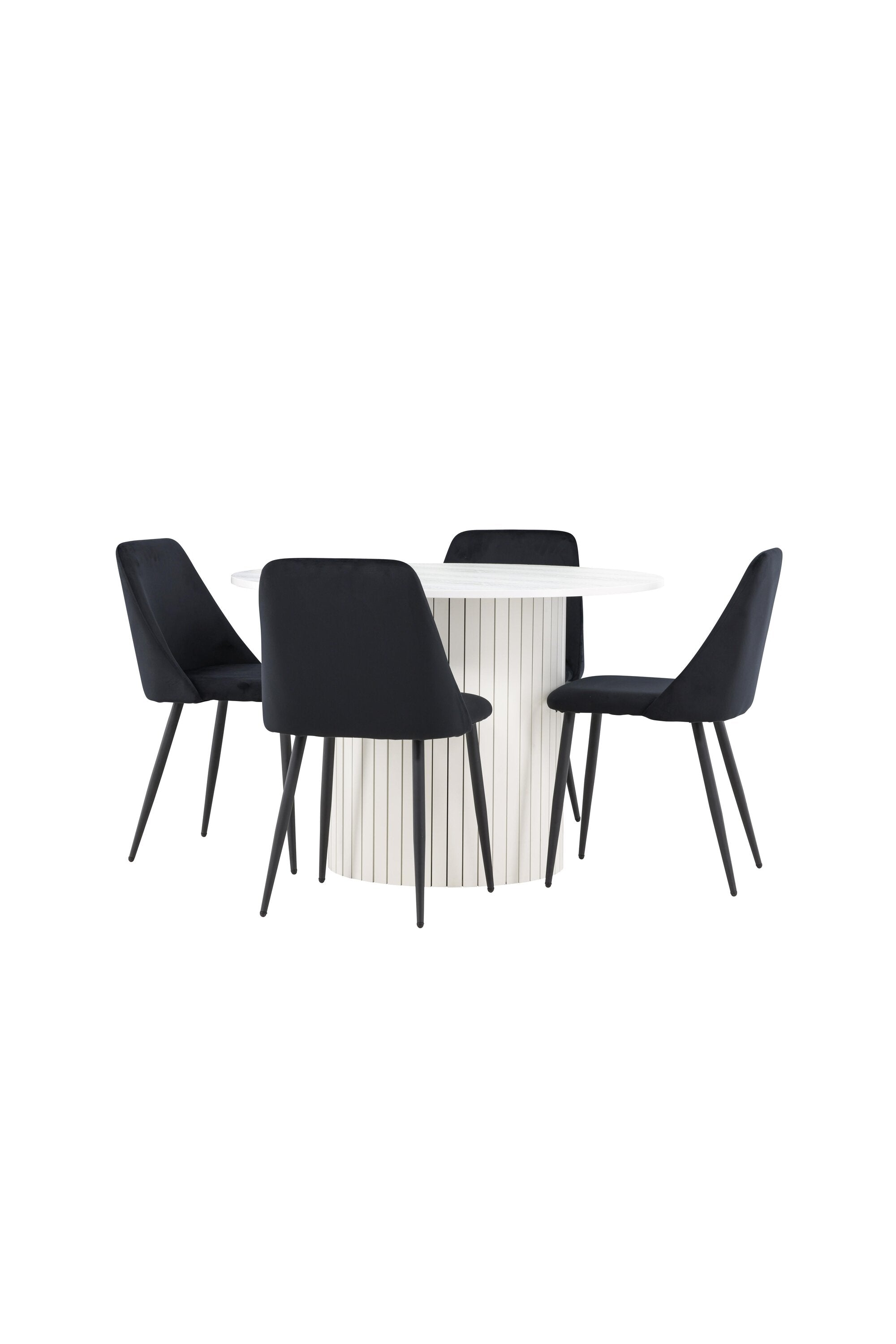 Härön Esstisch mit Night Stühlen in präsentiert im Onlineshop von KAQTU Design AG. Bartischset ist von Venture Home