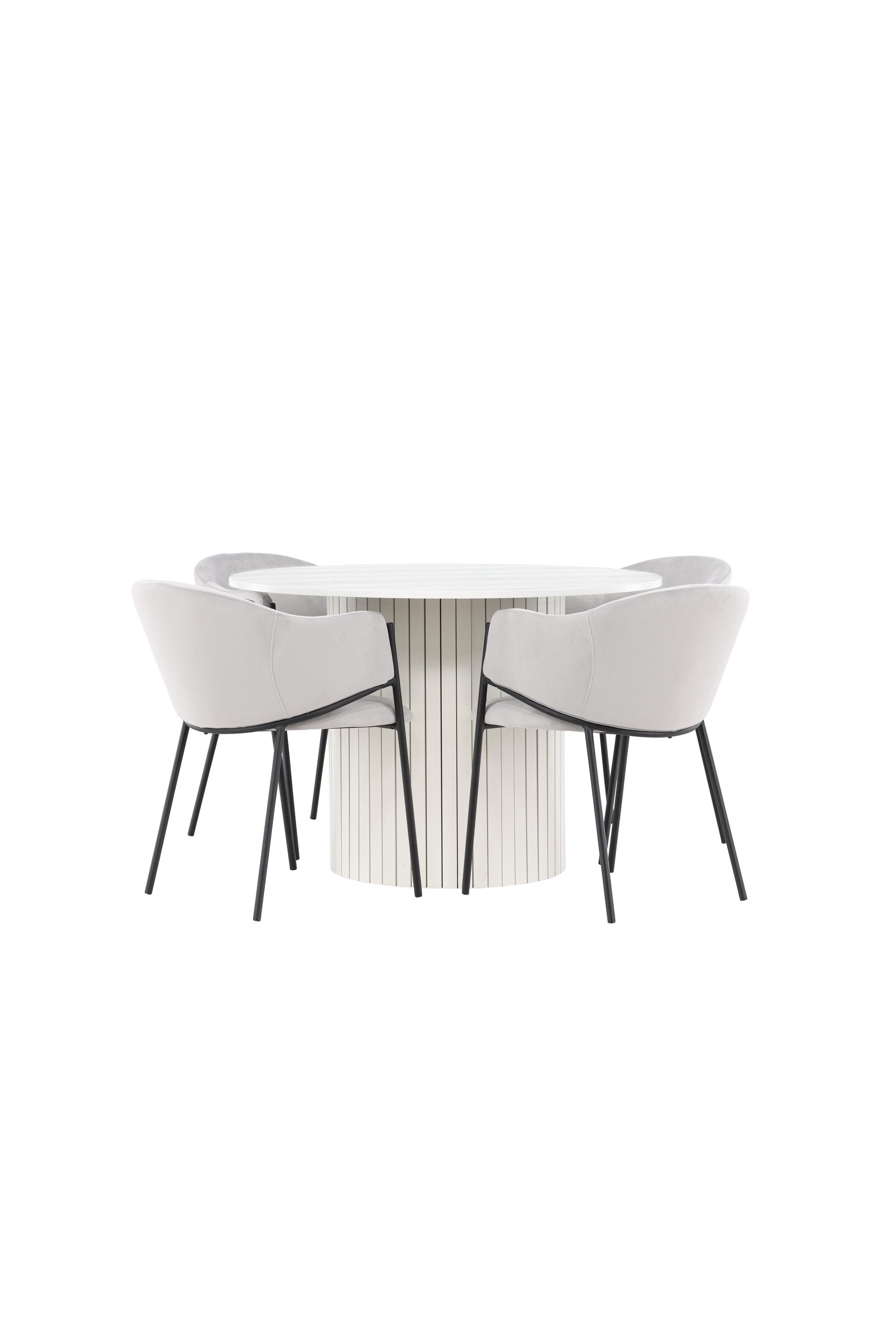 Härön Esstisch mit Stühlen von Evelina in präsentiert im Onlineshop von KAQTU Design AG. Bartischset ist von Venture Home