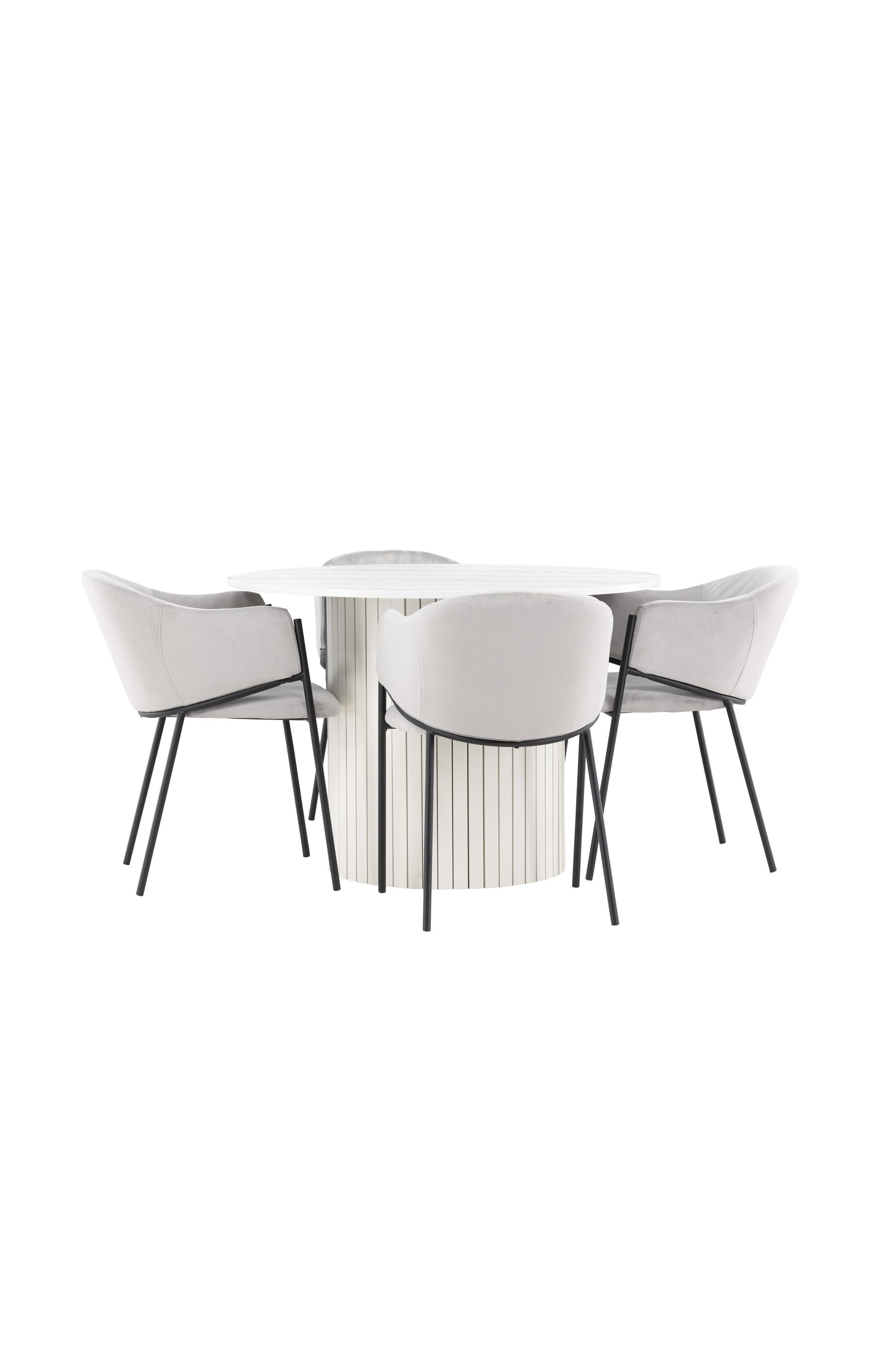 Härön Esstisch mit Stühlen von Evelina in präsentiert im Onlineshop von KAQTU Design AG. Bartischset ist von Venture Home