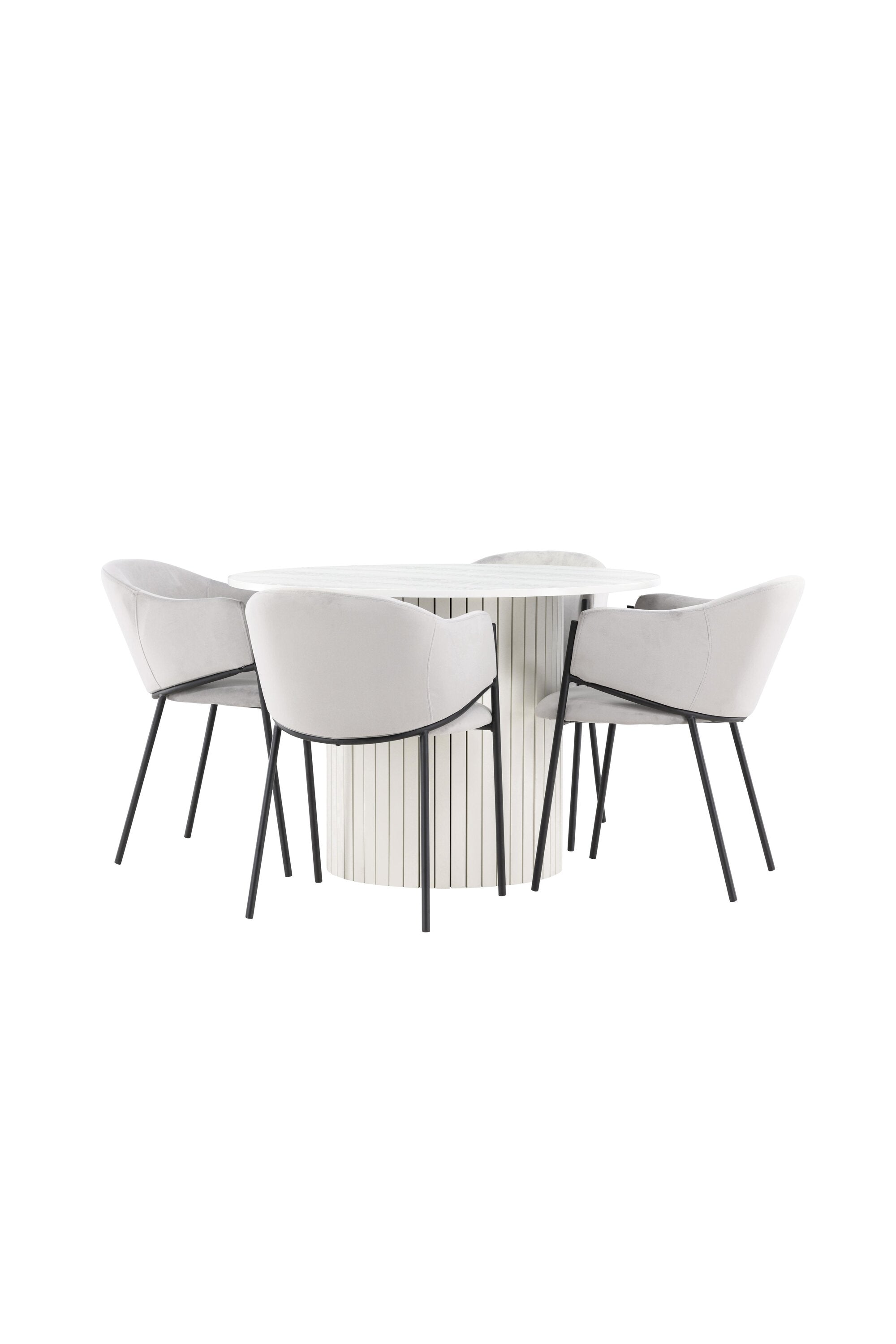Härön Esstisch mit Stühlen von Evelina in präsentiert im Onlineshop von KAQTU Design AG. Bartischset ist von Venture Home