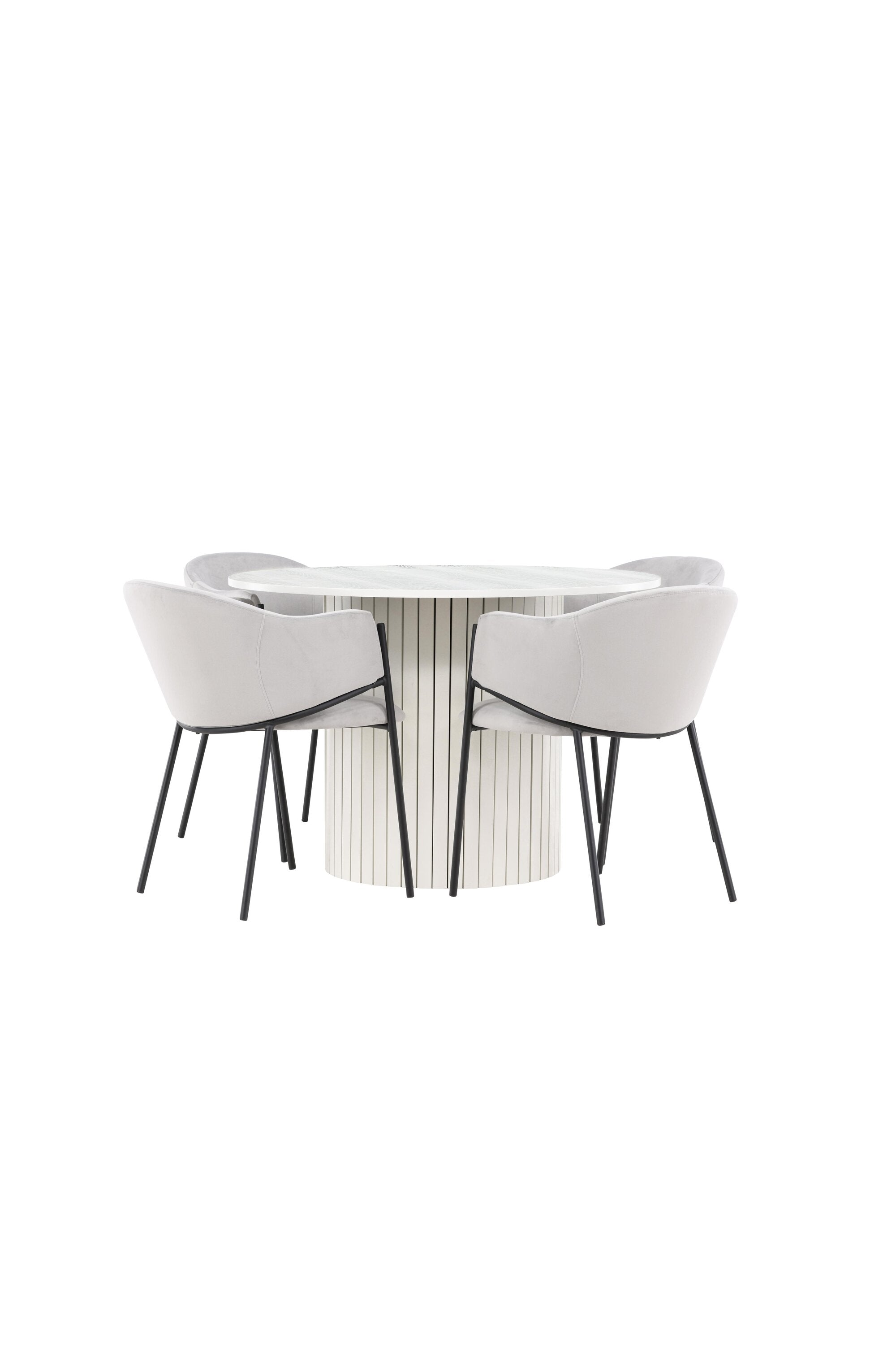 Härön Esstisch mit Stühlen von Evelina in präsentiert im Onlineshop von KAQTU Design AG. Bartischset ist von Venture Home