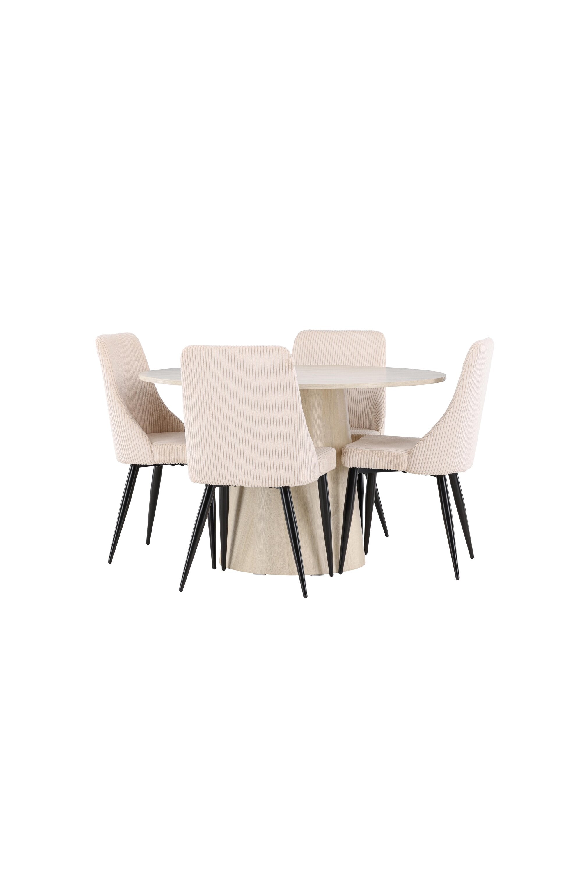 Lanzo Esstisch mit Leone Stühlen in präsentiert im Onlineshop von KAQTU Design AG. Bartischset ist von Venture Home