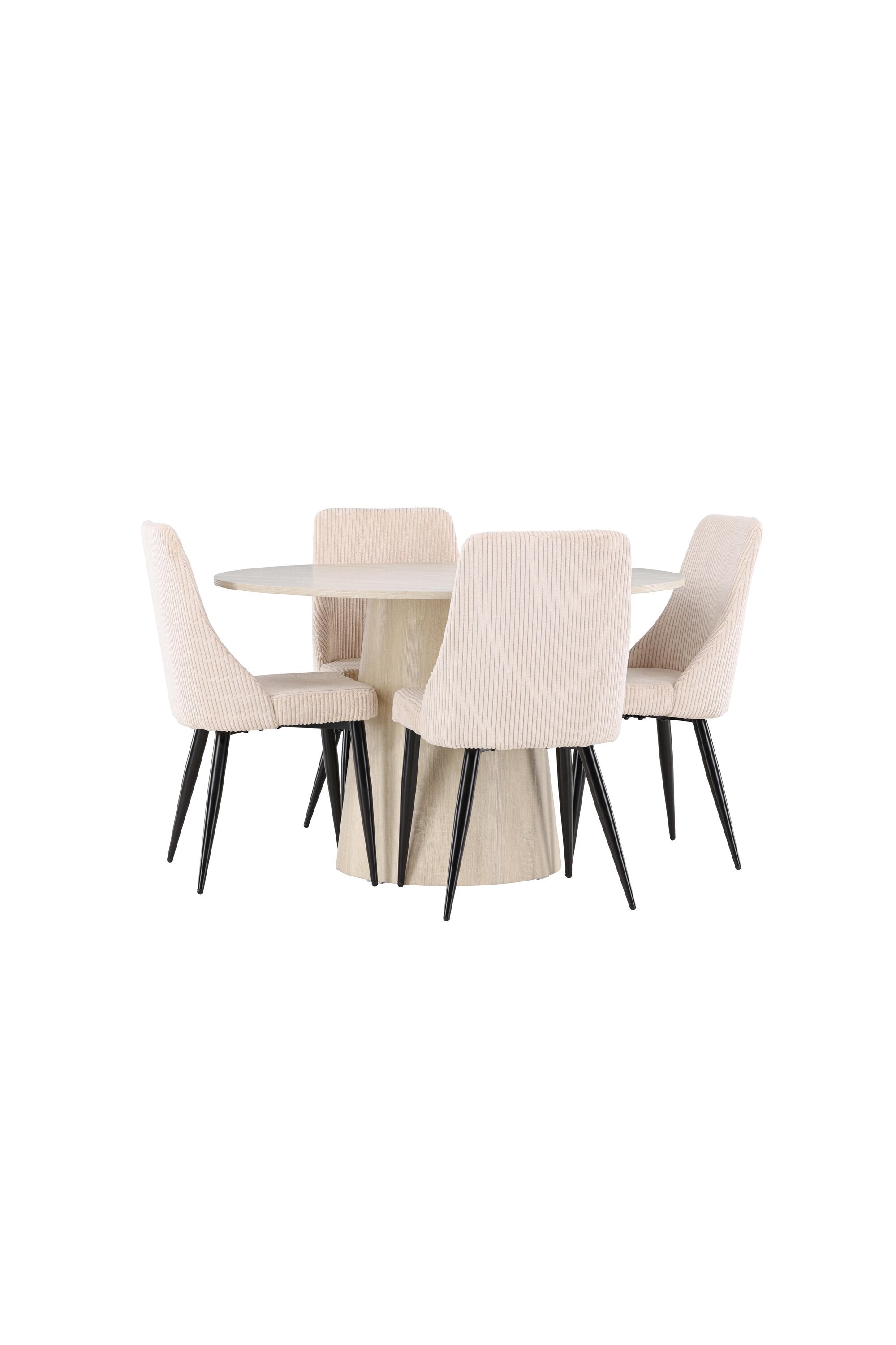 Lanzo Esstisch mit Leone Stühlen in präsentiert im Onlineshop von KAQTU Design AG. Bartischset ist von Venture Home