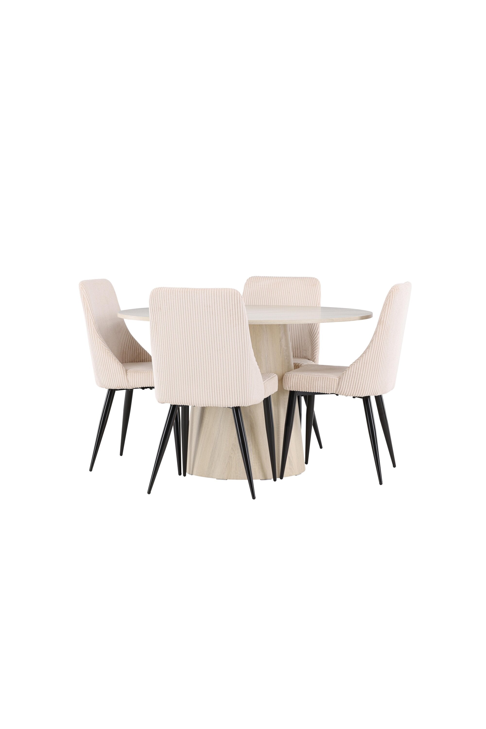 Lanzo Esstisch mit Leone Stühlen in präsentiert im Onlineshop von KAQTU Design AG. Bartischset ist von Venture Home