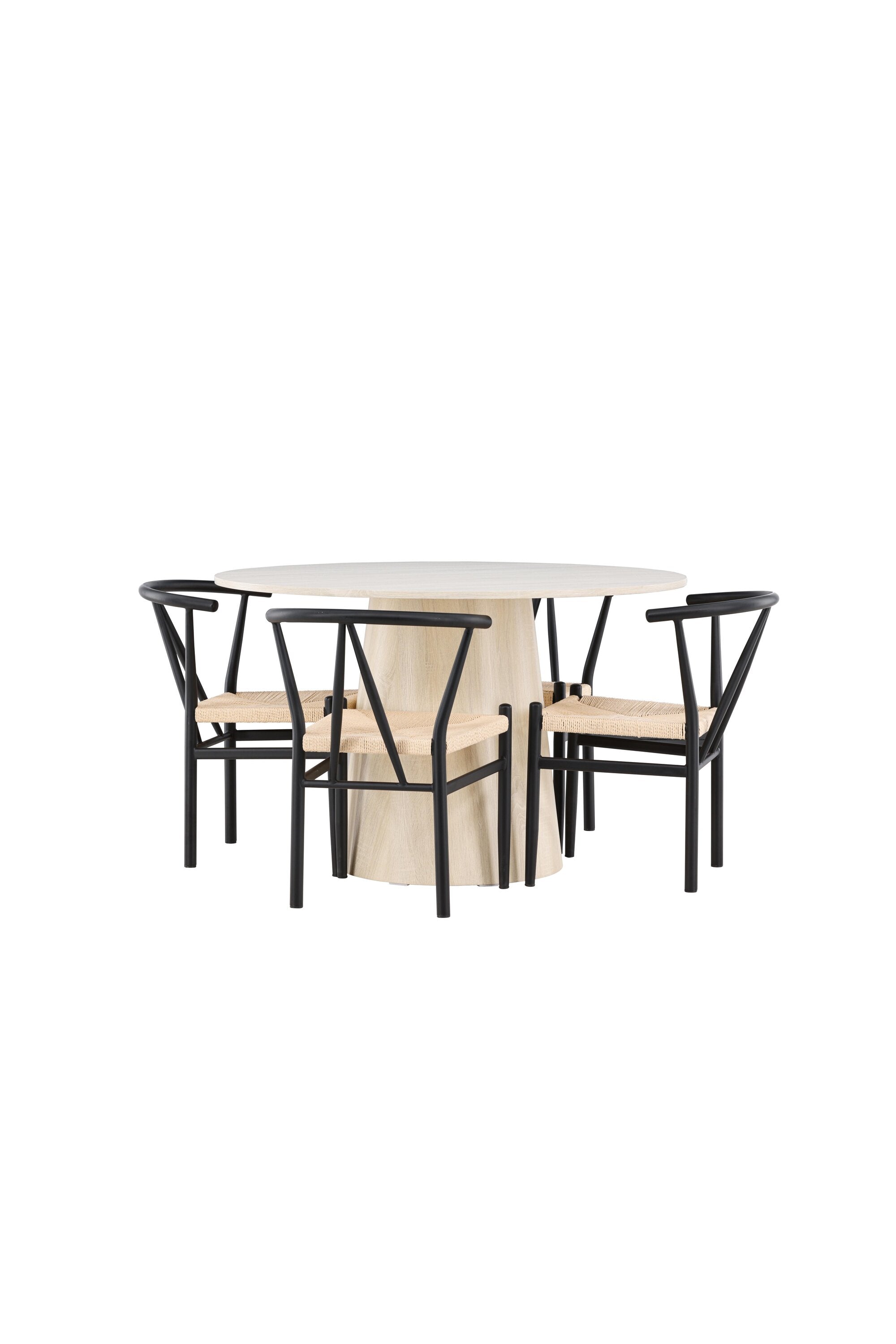 Lanzo Esszimmertisch mit Alfons Stühlen in präsentiert im Onlineshop von KAQTU Design AG. Bartischset ist von Venture Home