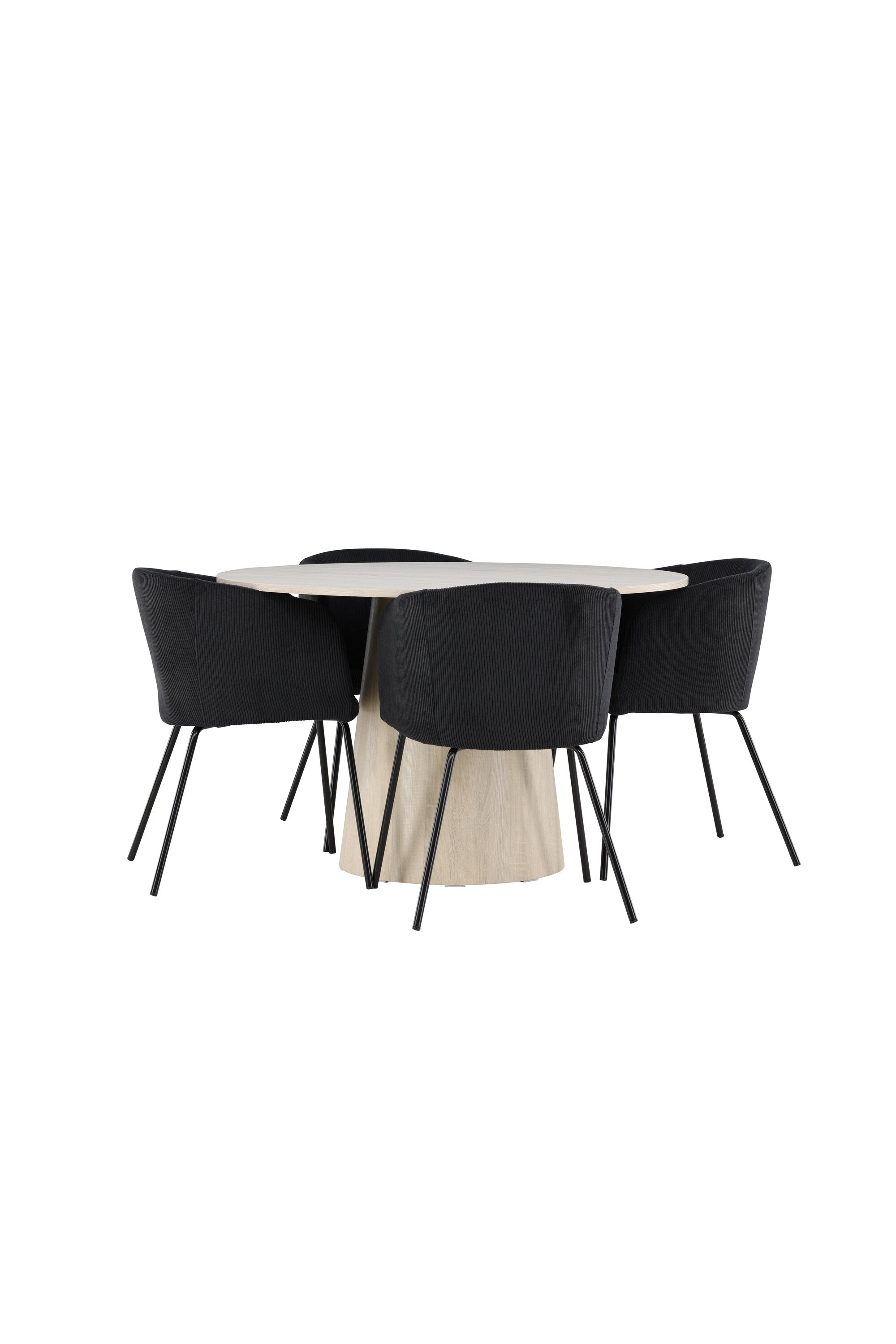 Lanzo Esstisch mit Stühlen von Berit in präsentiert im Onlineshop von KAQTU Design AG. Bartischset ist von Venture Home