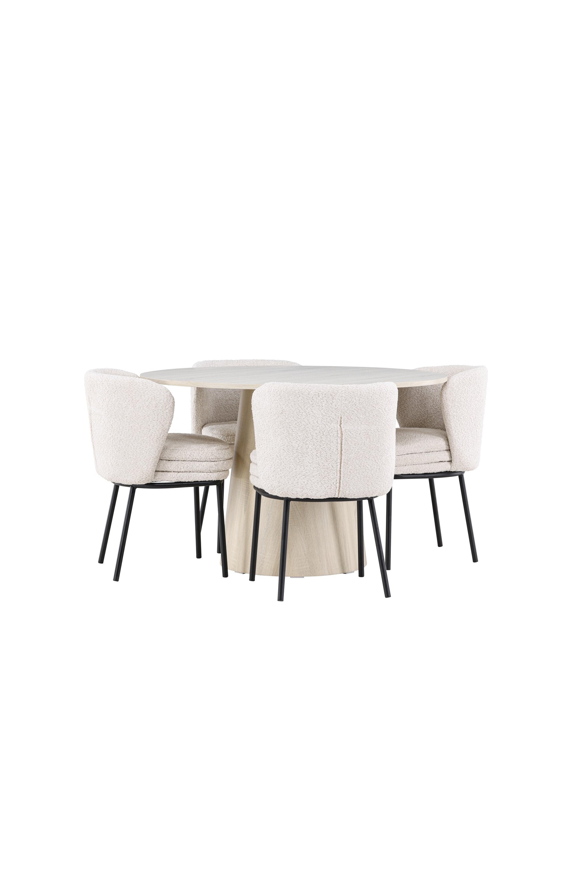 Lanzo Esstisch mit Agnes Stühlen in präsentiert im Onlineshop von KAQTU Design AG. Bartischset ist von Venture Home