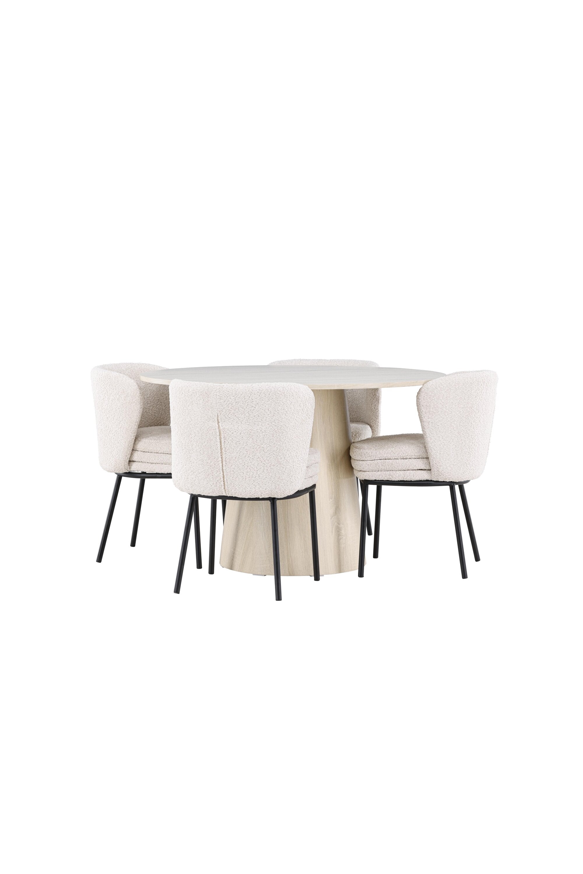 Lanzo Esstisch mit Agnes Stühlen in präsentiert im Onlineshop von KAQTU Design AG. Bartischset ist von Venture Home