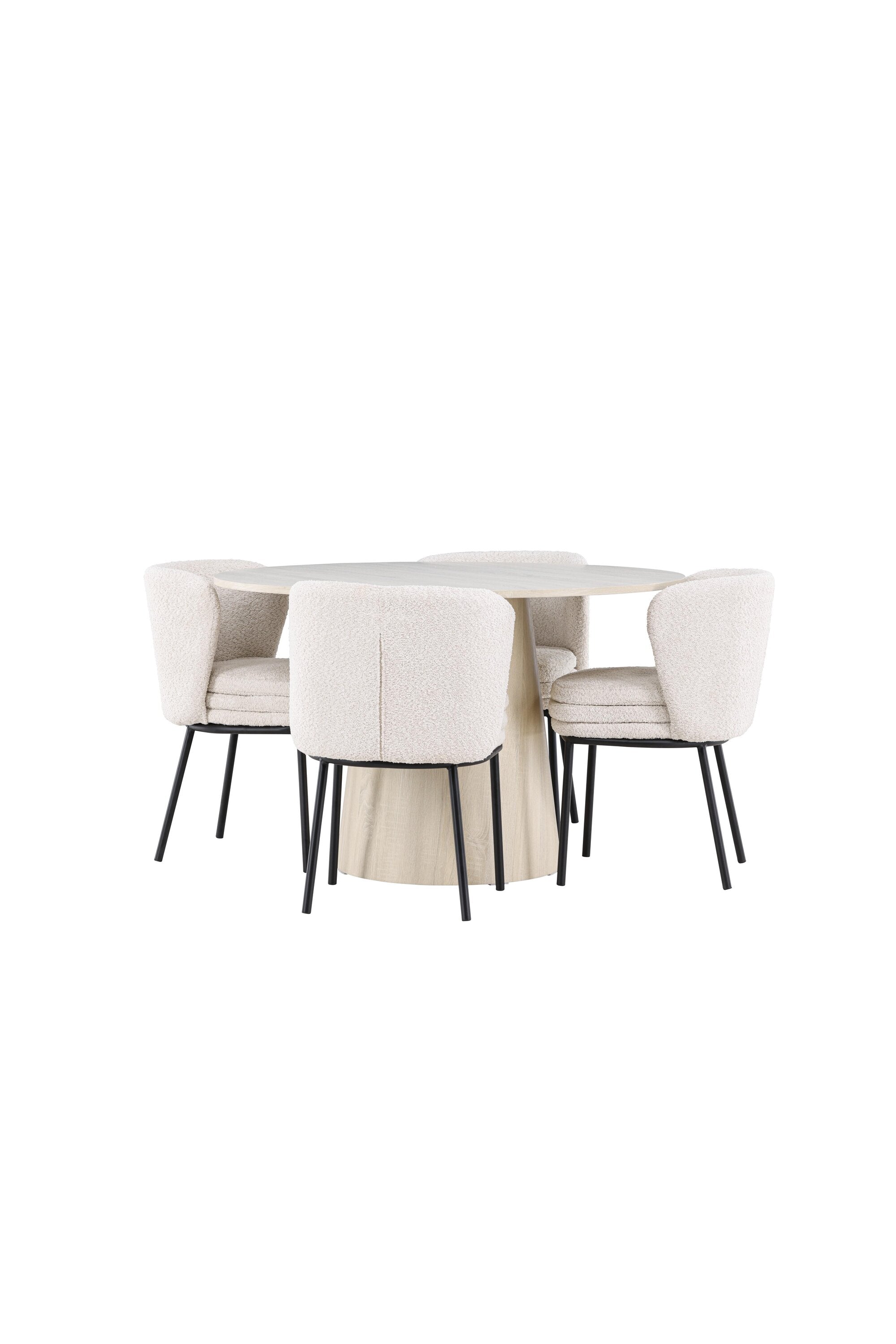 Lanzo Esstisch mit Agnes Stühlen in präsentiert im Onlineshop von KAQTU Design AG. Bartischset ist von Venture Home