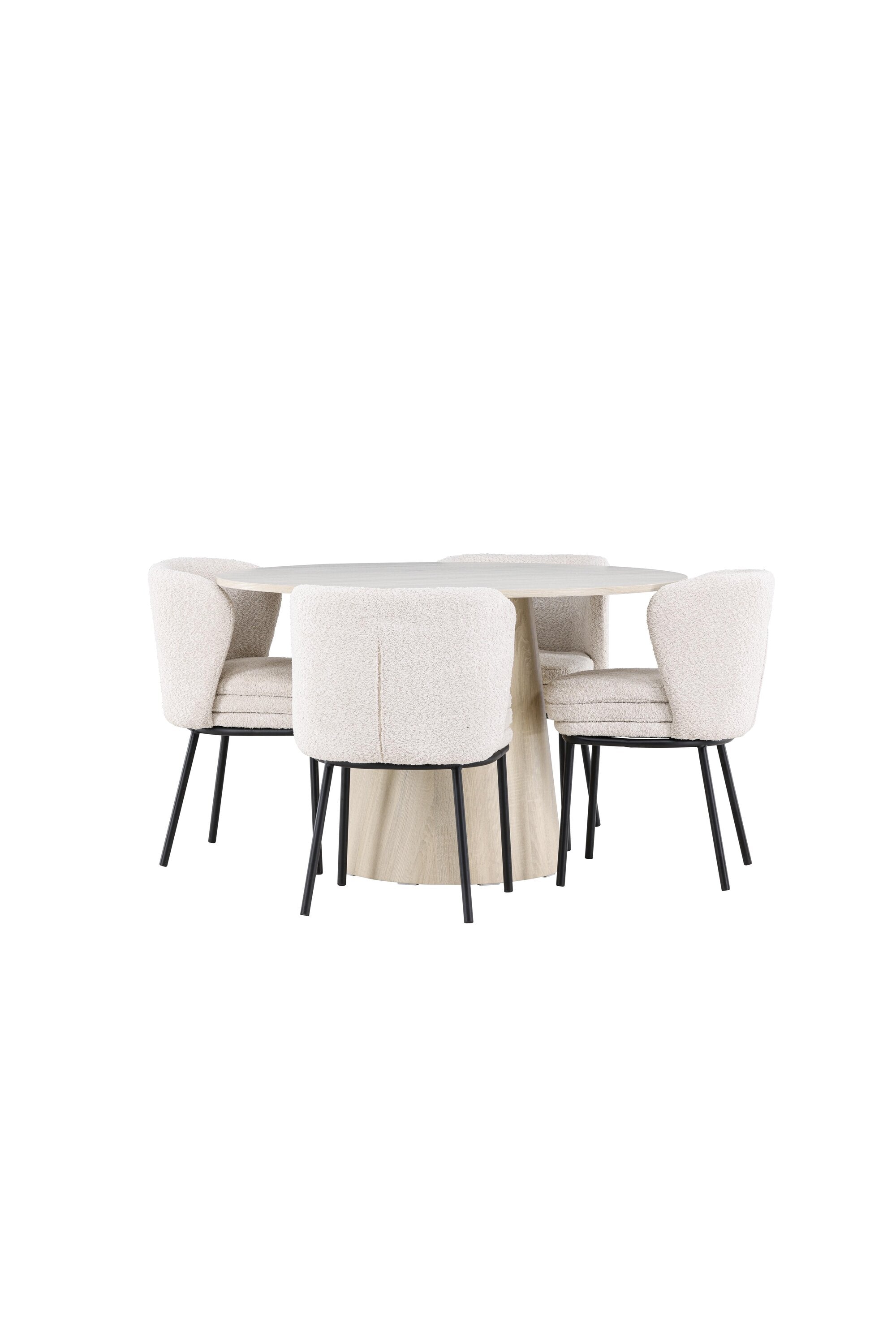 Lanzo Esstisch mit Agnes Stühlen in präsentiert im Onlineshop von KAQTU Design AG. Bartischset ist von Venture Home