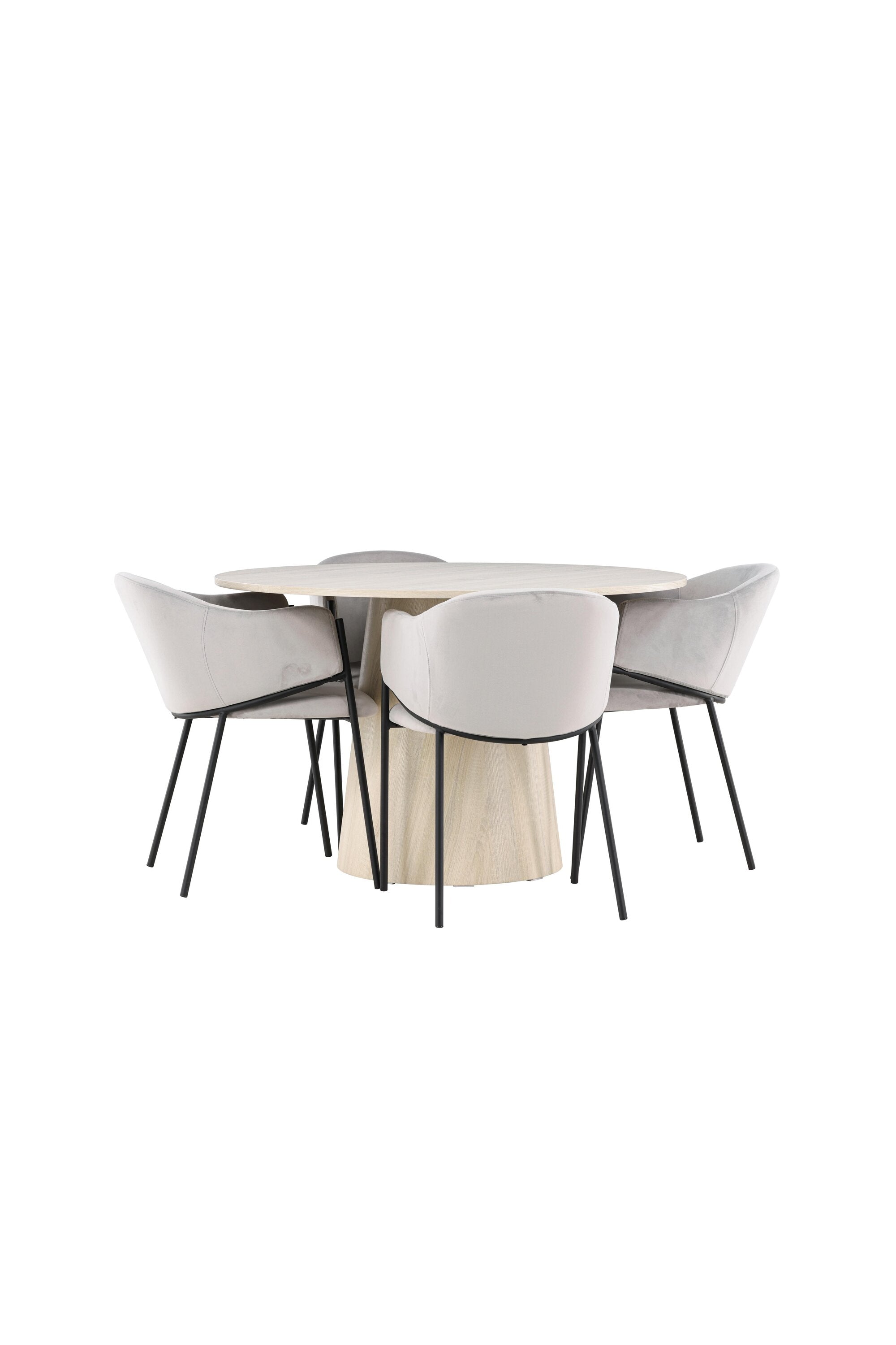 Lanzo Esstisch mit Evelina Stühlen in präsentiert im Onlineshop von KAQTU Design AG. Bartischset ist von Venture Home