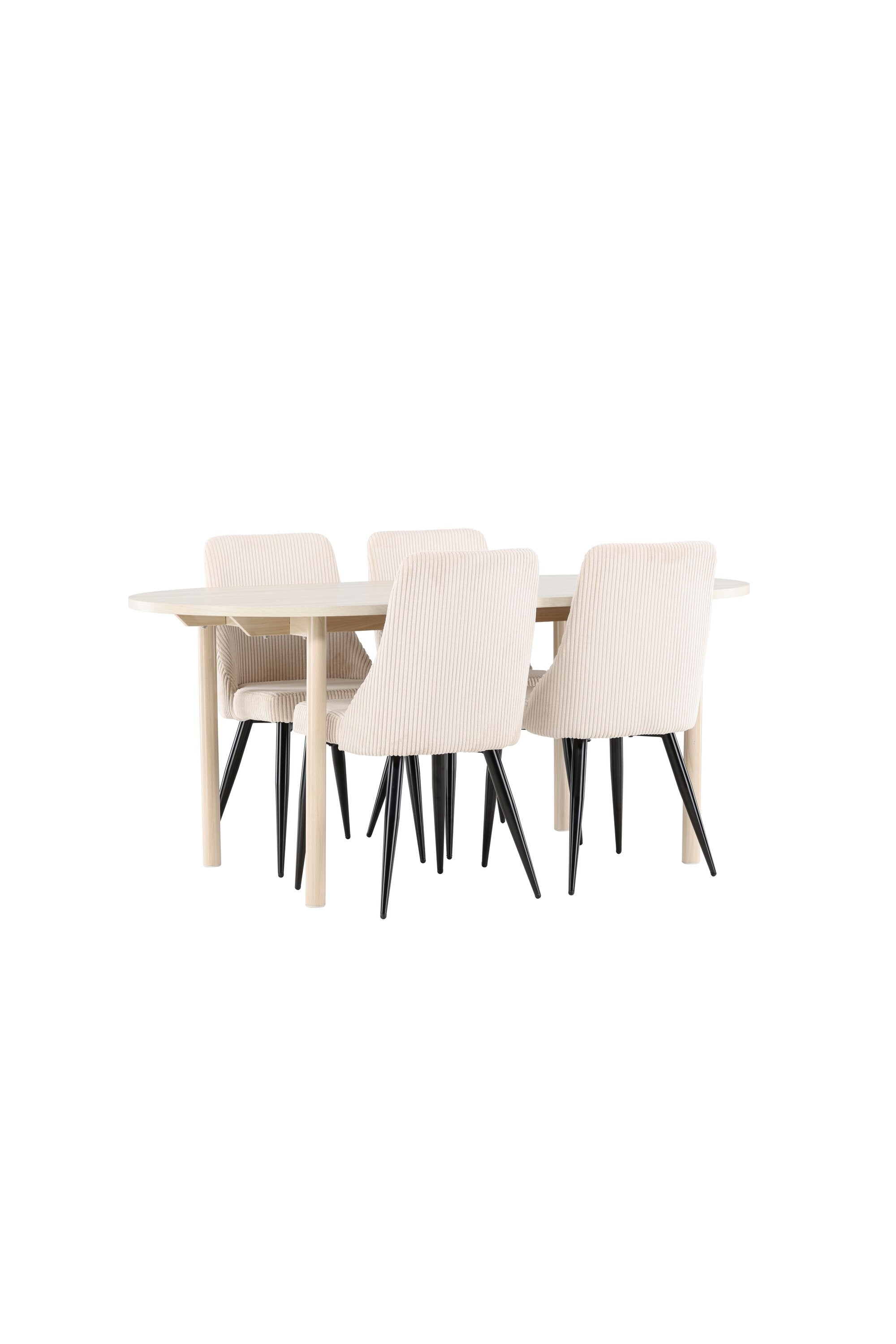Andy Esstisch mit Leone Stühlen in präsentiert im Onlineshop von KAQTU Design AG. Esszimmerset ist von Venture Home