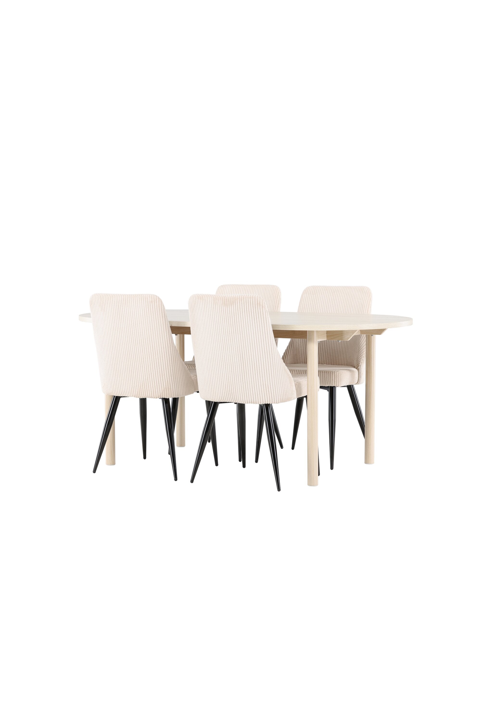 Andy Esstisch mit Leone Stühlen in präsentiert im Onlineshop von KAQTU Design AG. Esszimmerset ist von Venture Home