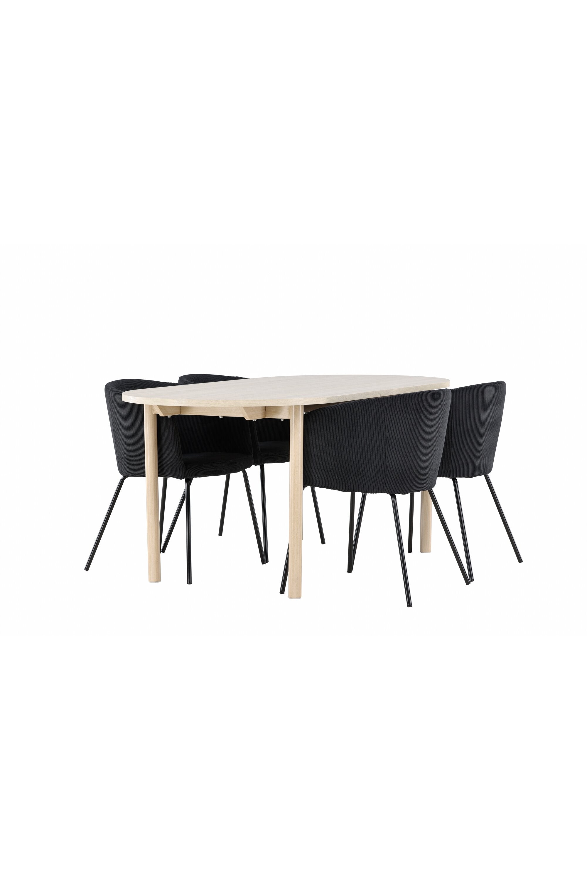 Andy Esstisch mit Berit Stühlen in präsentiert im Onlineshop von KAQTU Design AG. Esszimmerset ist von Venture Home