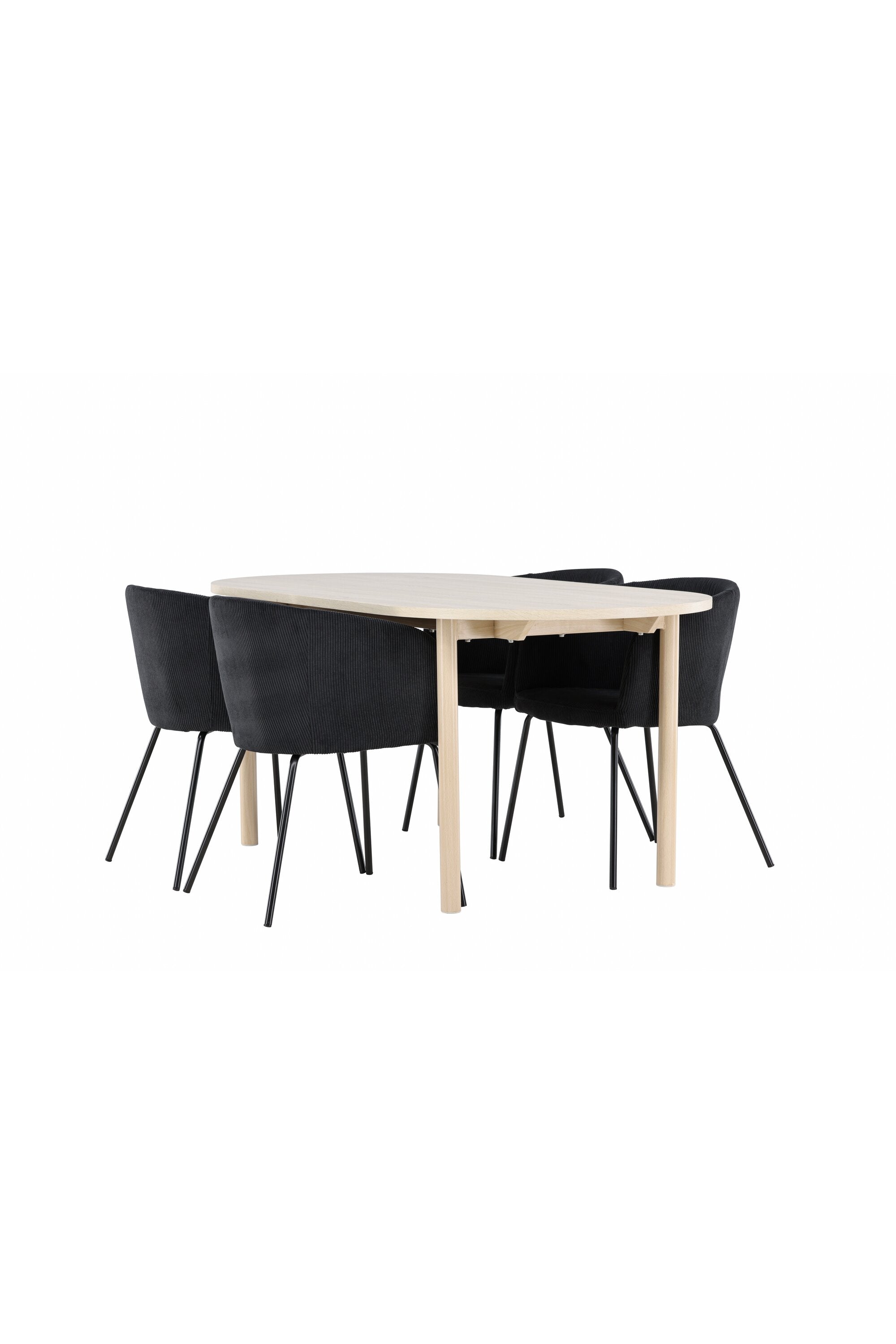 Andy Esstisch mit Berit Stühlen in präsentiert im Onlineshop von KAQTU Design AG. Esszimmerset ist von Venture Home