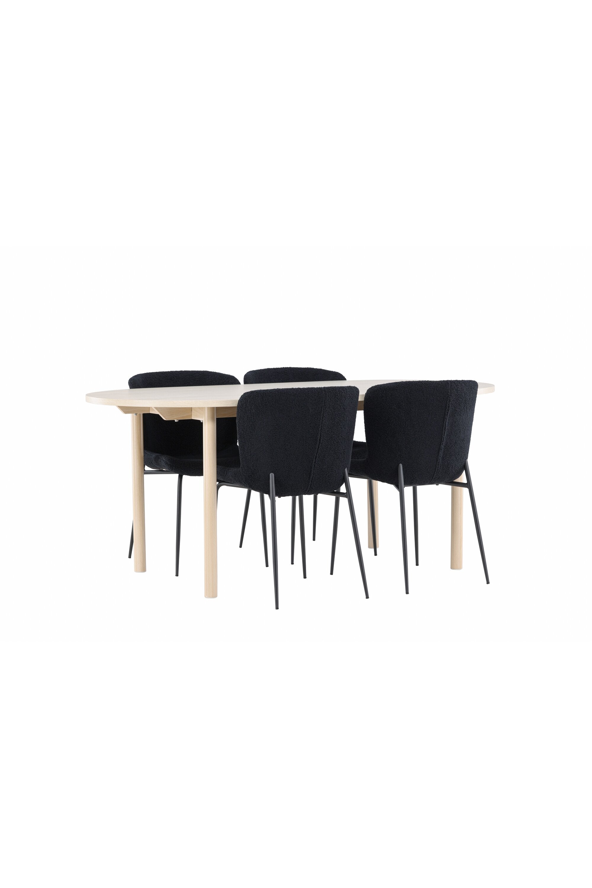 Andy Esstisch mit Modesto Stühlen in präsentiert im Onlineshop von KAQTU Design AG. Esszimmerset ist von Venture Home