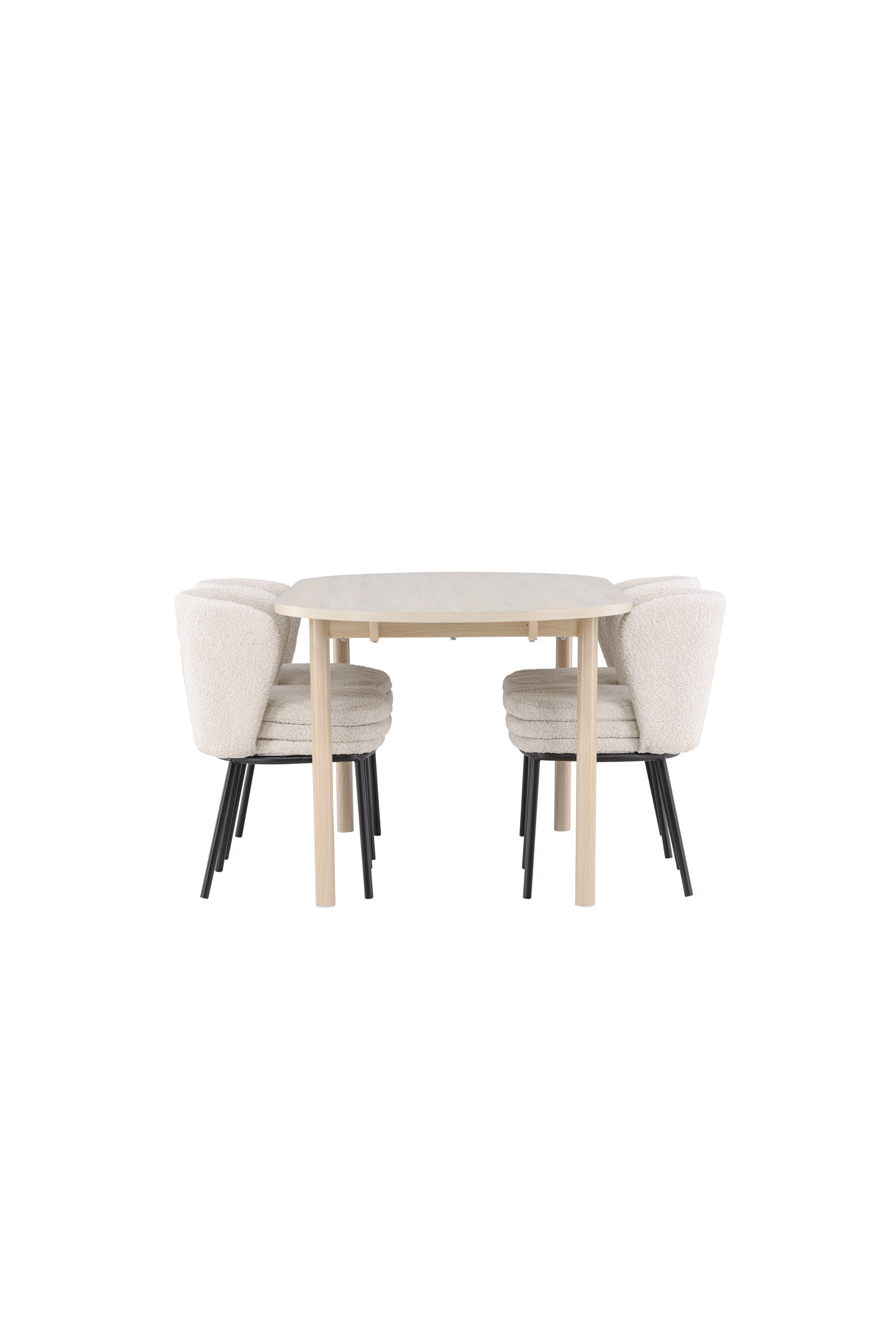 Andy Esstisch mit Agnes Stühlen in präsentiert im Onlineshop von KAQTU Design AG. Esszimmerset ist von Venture Home