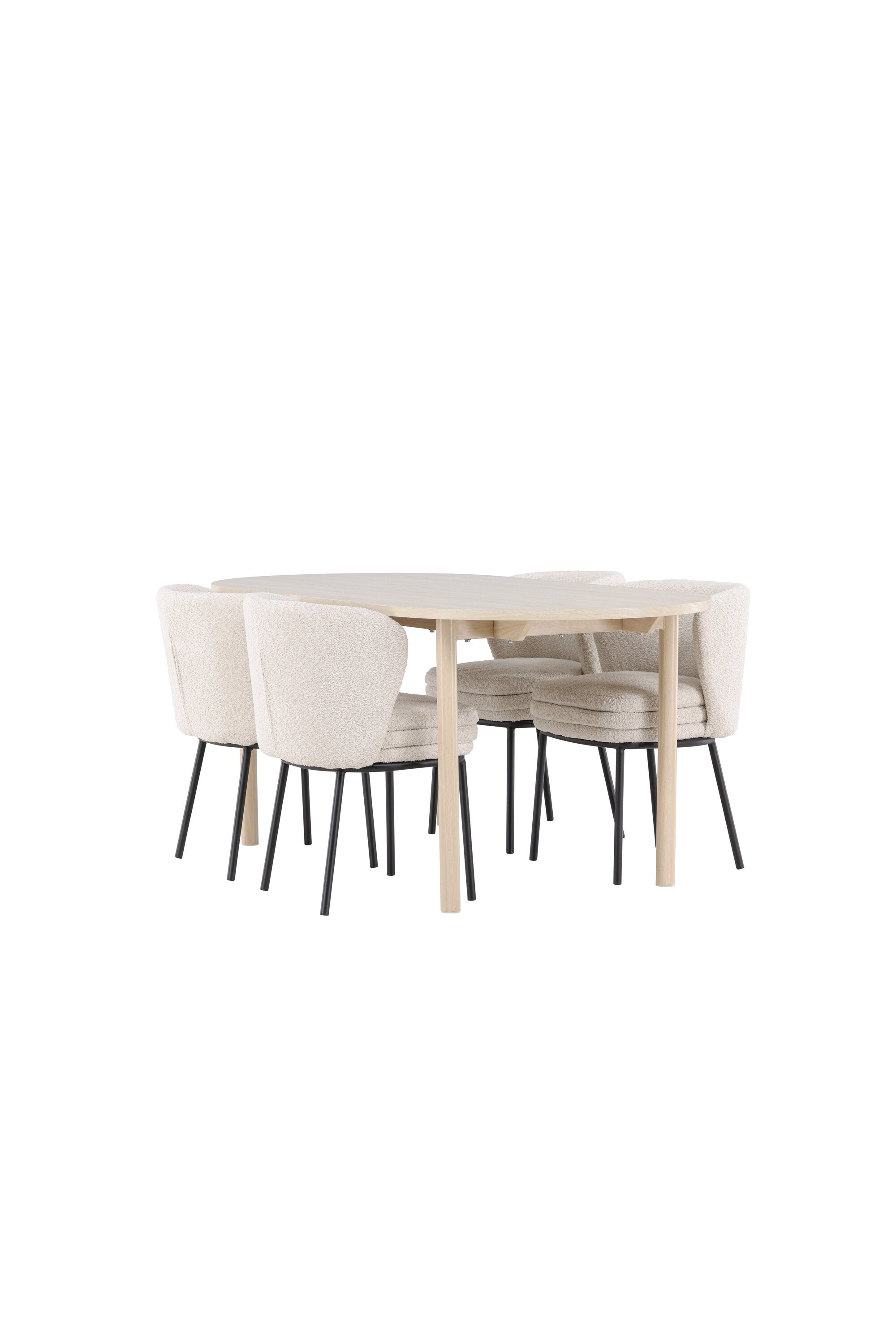 Andy Esstisch mit Agnes Stühlen in präsentiert im Onlineshop von KAQTU Design AG. Esszimmerset ist von Venture Home