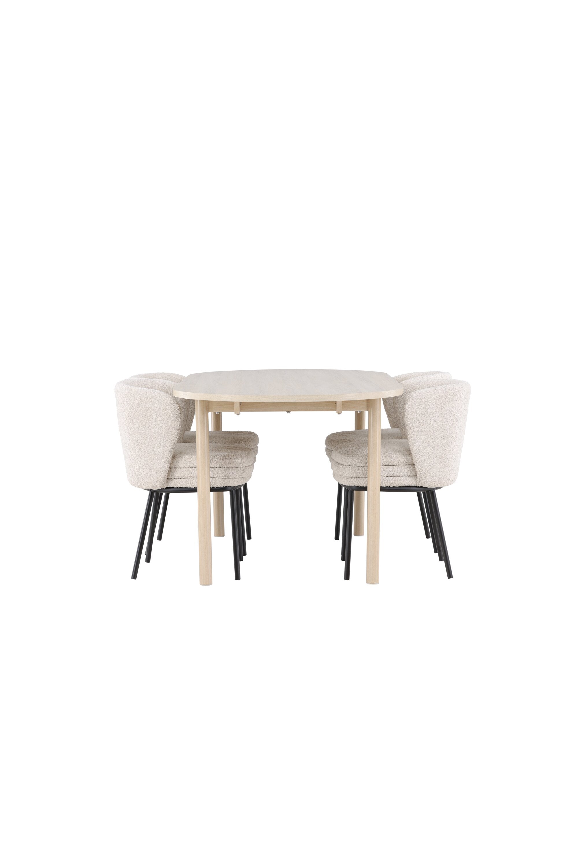 Andy Esstisch mit Agnes Stühlen in präsentiert im Onlineshop von KAQTU Design AG. Esszimmerset ist von Venture Home