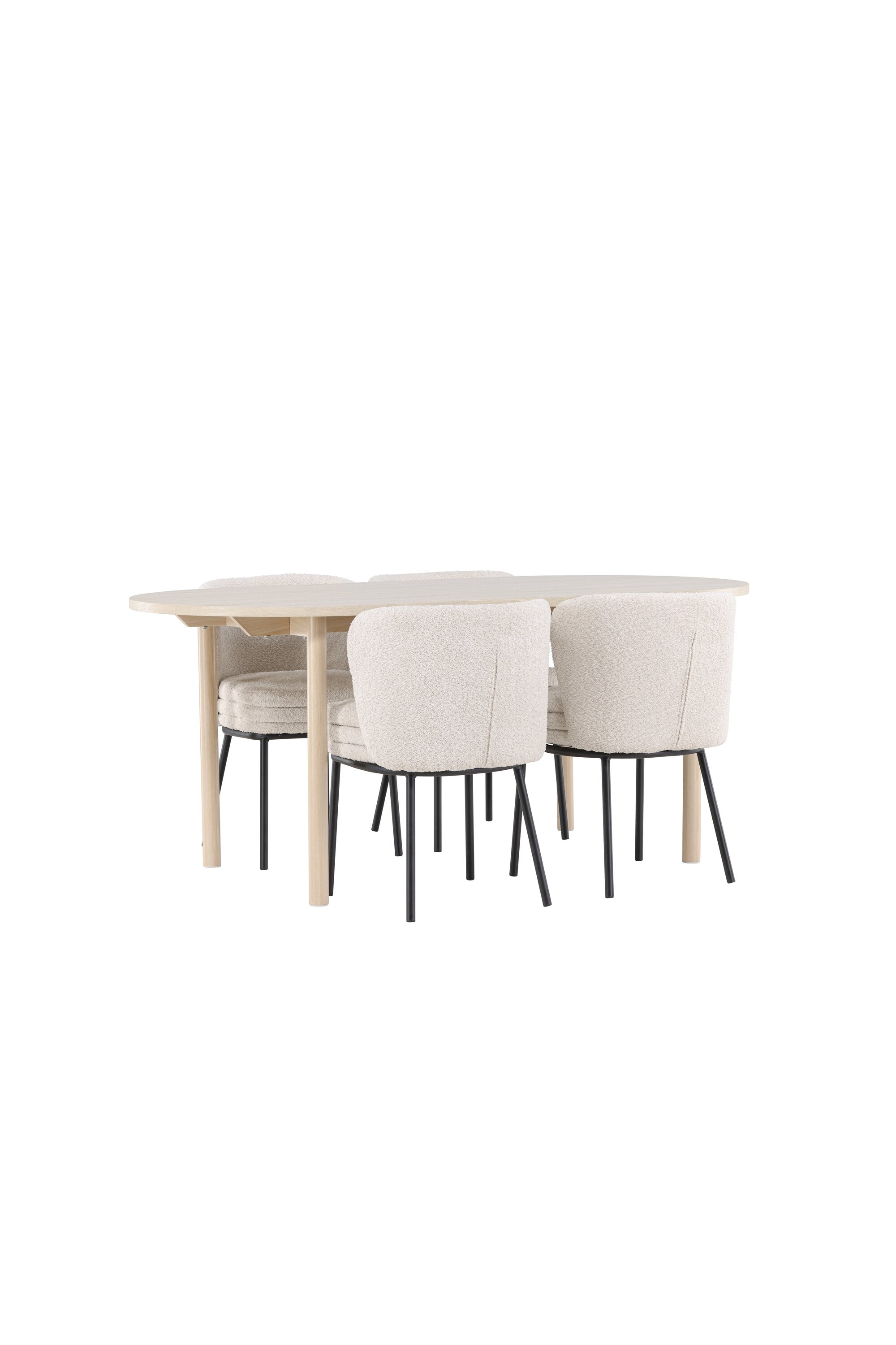 Andy Esstisch mit Agnes Stühlen in präsentiert im Onlineshop von KAQTU Design AG. Esszimmerset ist von Venture Home