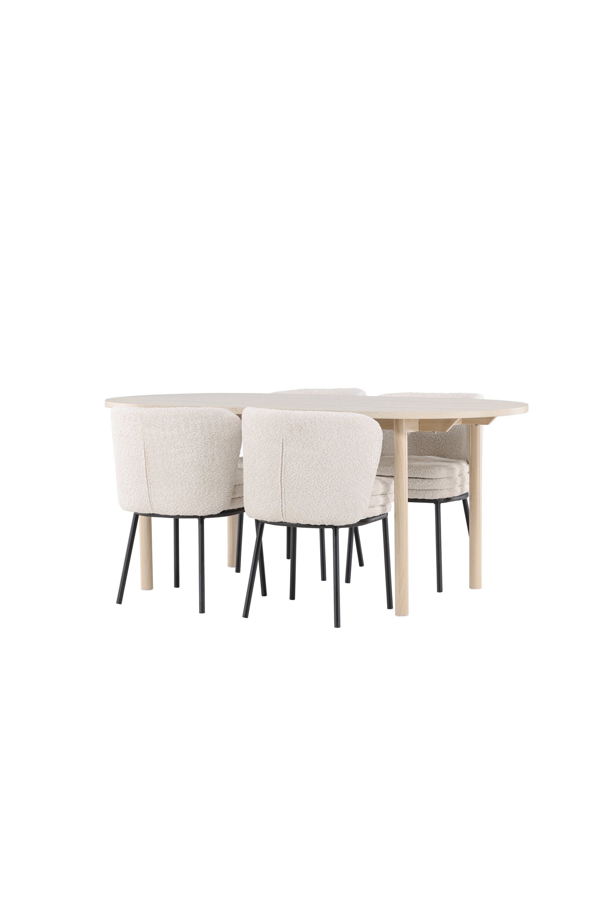Andy Esstisch mit Agnes Stühlen in präsentiert im Onlineshop von KAQTU Design AG. Esszimmerset ist von Venture Home